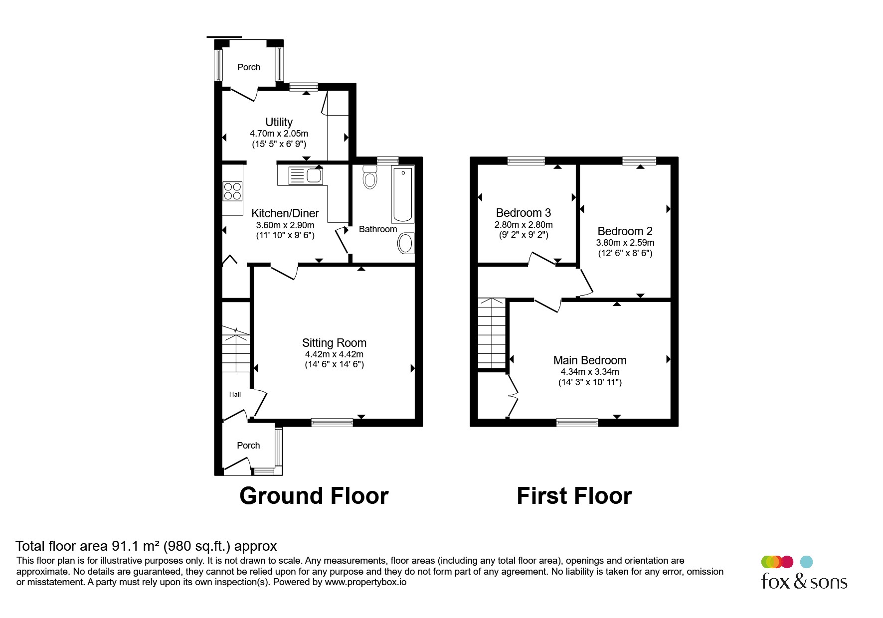 54, Larkhill Road, SALISBURY floorplan