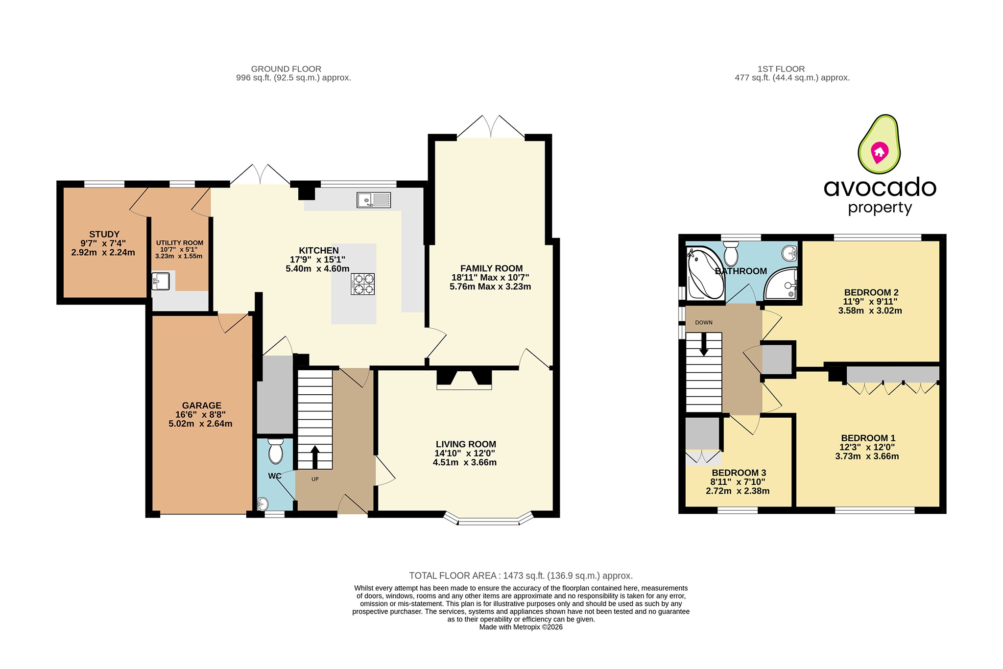 4 Beswick Gardens, Bracknell, Berkshire floorplan