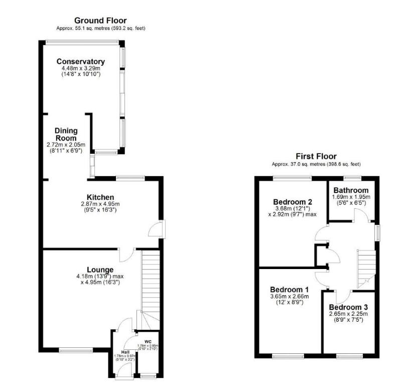 29, Luneburg Place, Scunthorpe floorplan