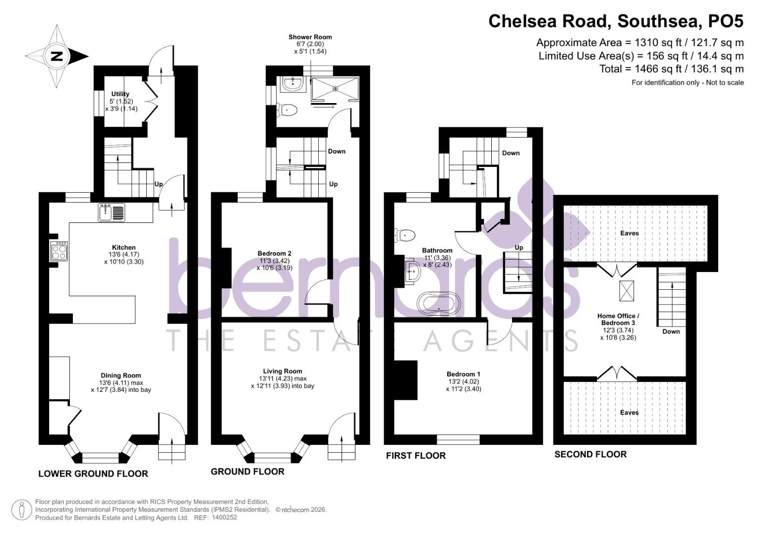 6, Chelsea Road, Southsea floorplan