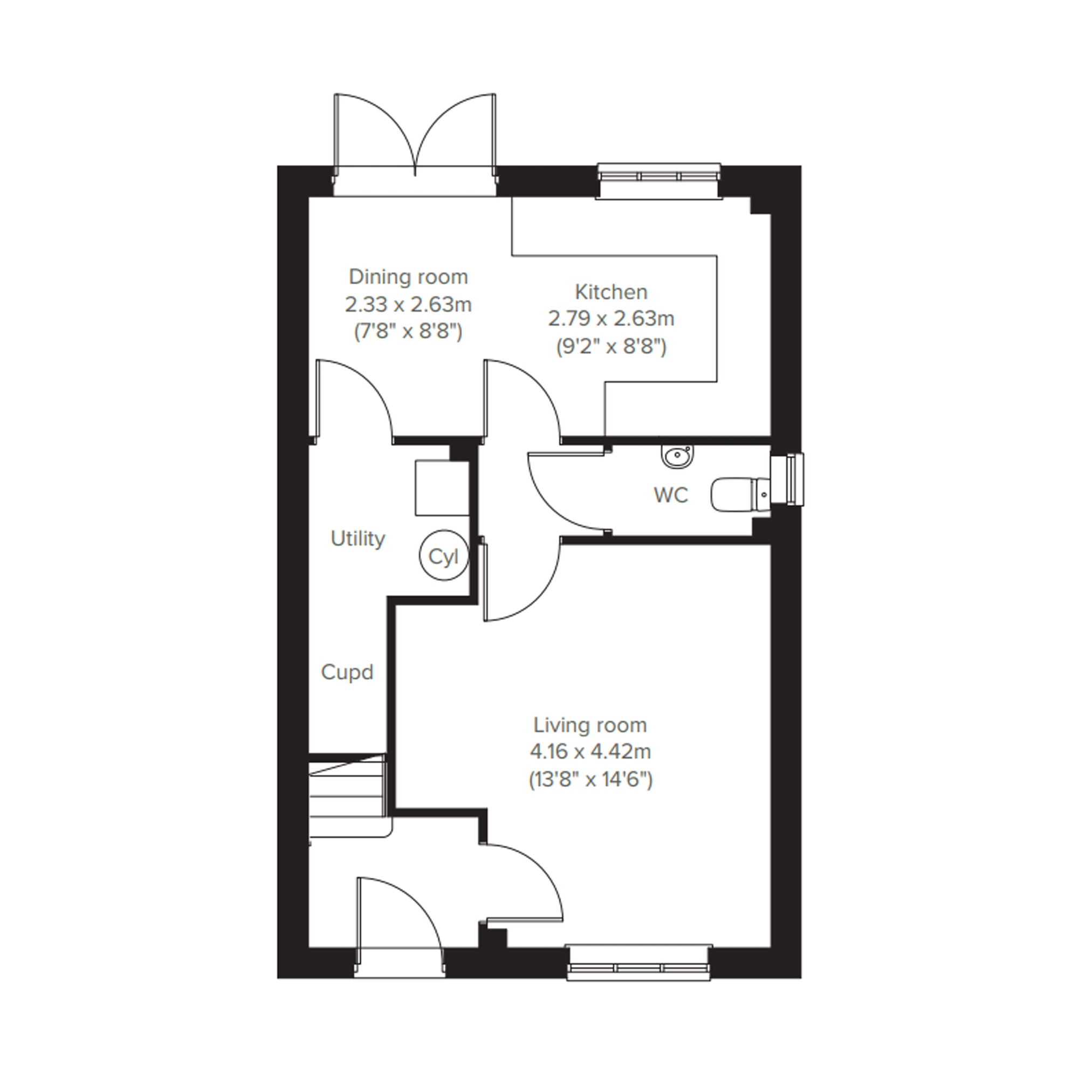 13, Encombe Street, Plymstock, Plymouth floorplan