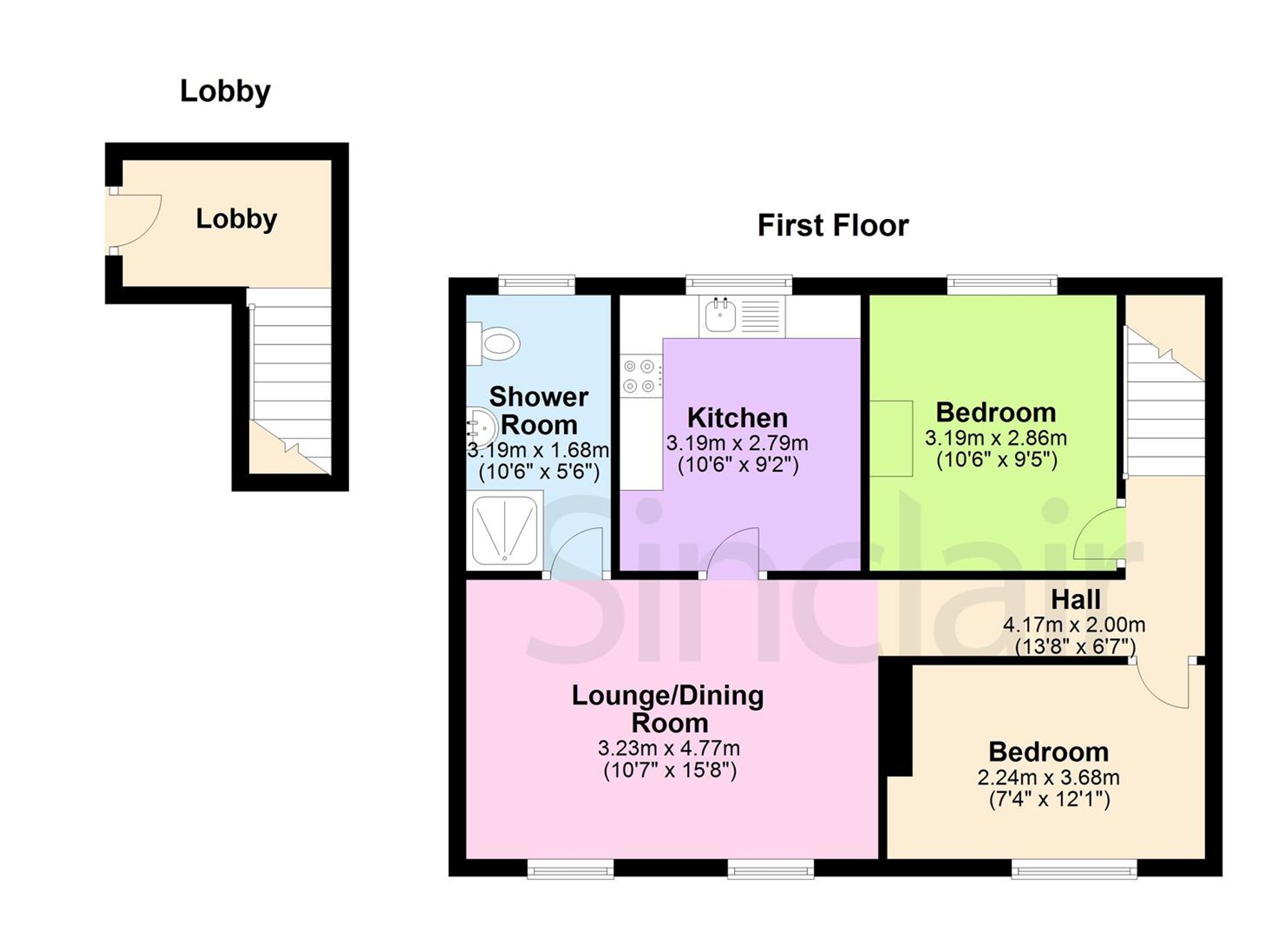 70 Belvoir Road, Coalville floorplan