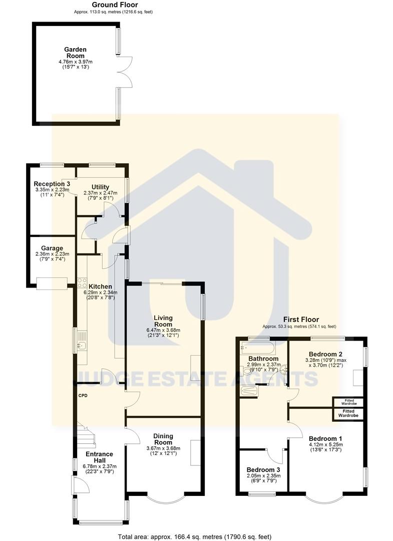 301, Leicester Road, Markfield floorplan