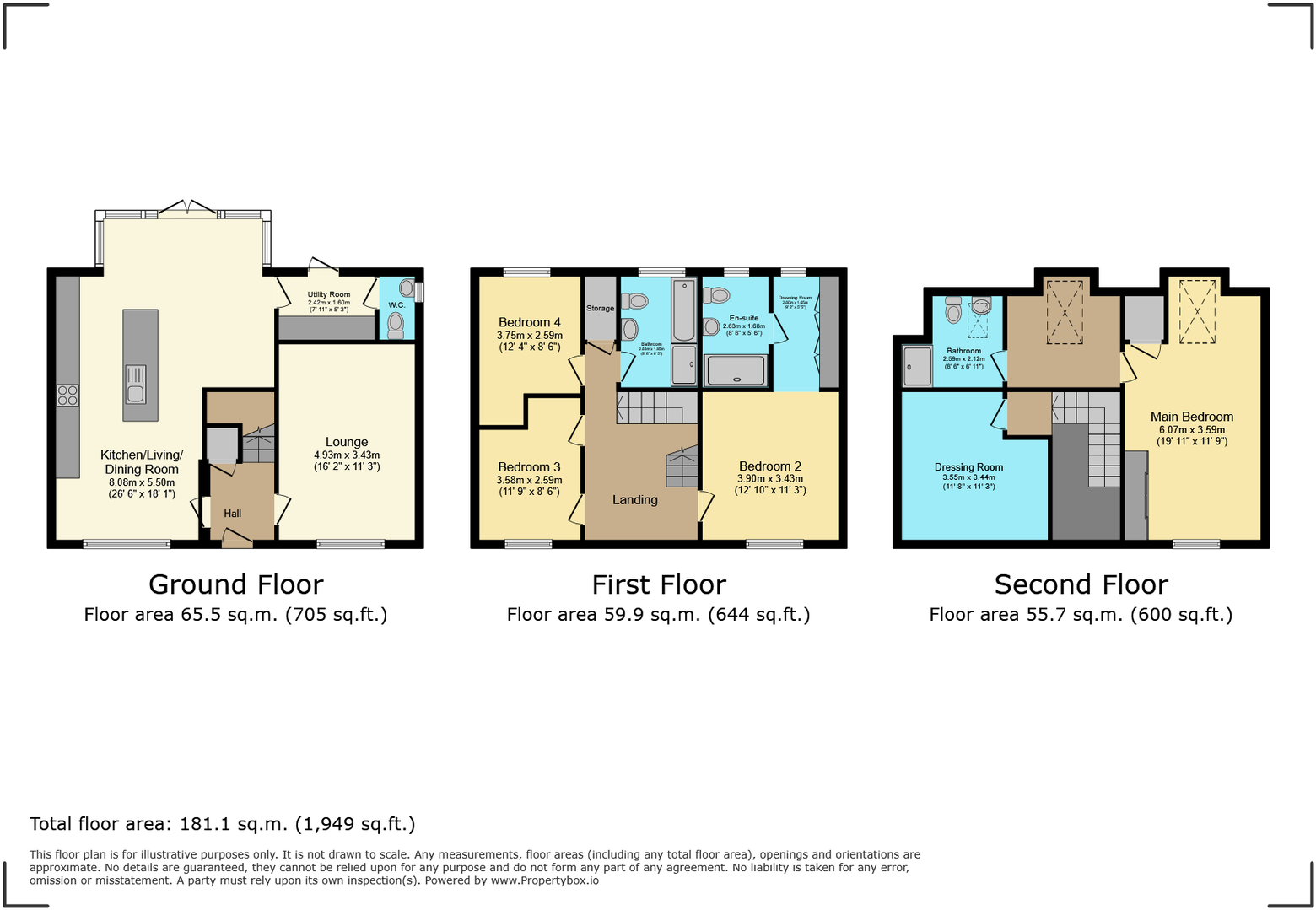 3 Butler Lane, Leicester floorplan