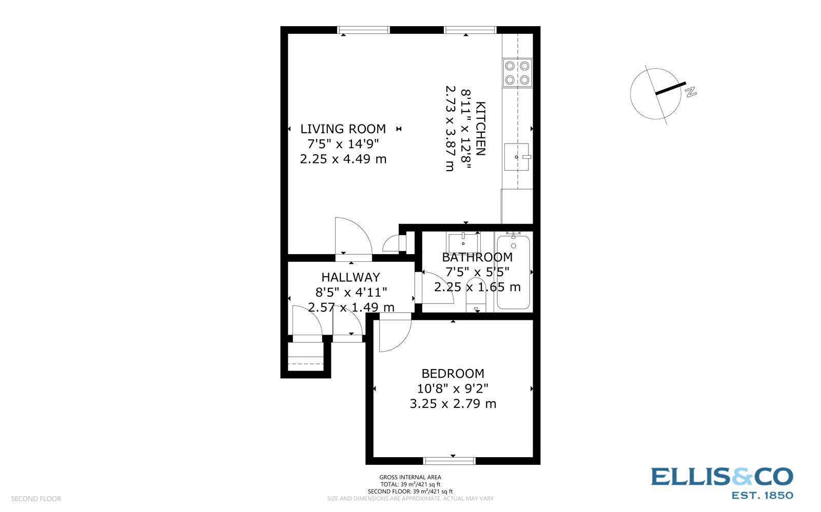 Flat 4,, 20 Danbury Street, Islington floorplan
