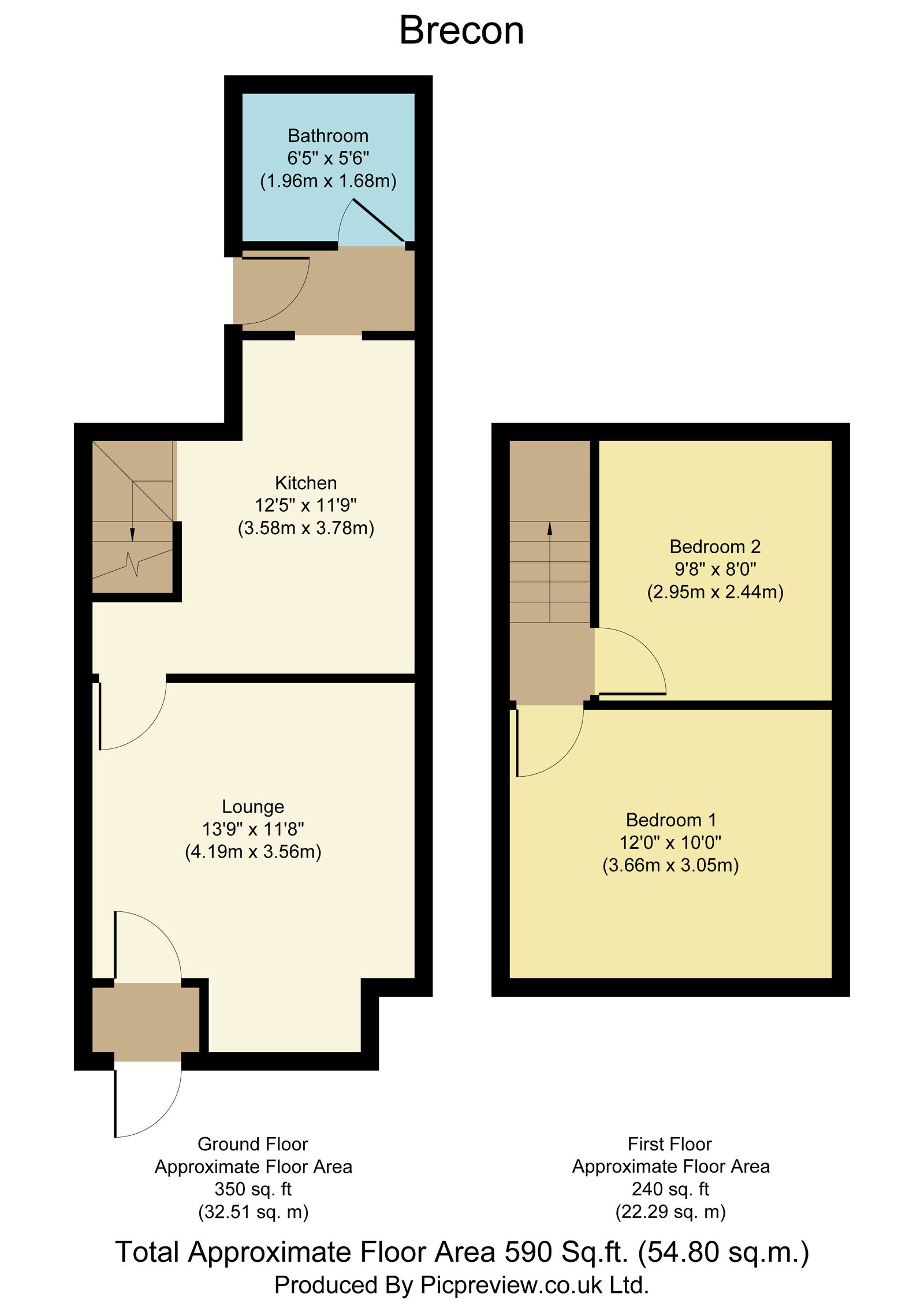 1 Brecon Avenue, Brecon Street, Hull floorplan