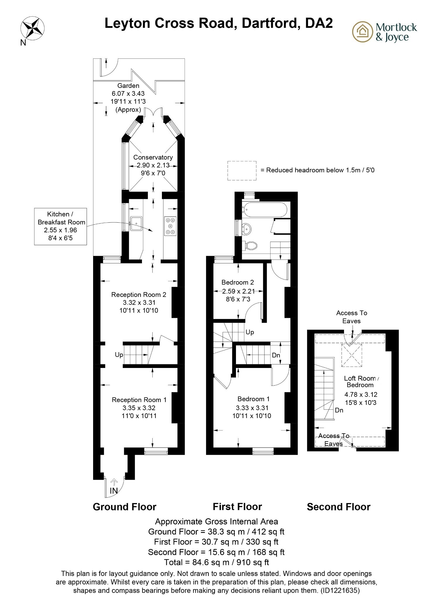 23 Leyton Cross Road, Dartford, Kent floorplan