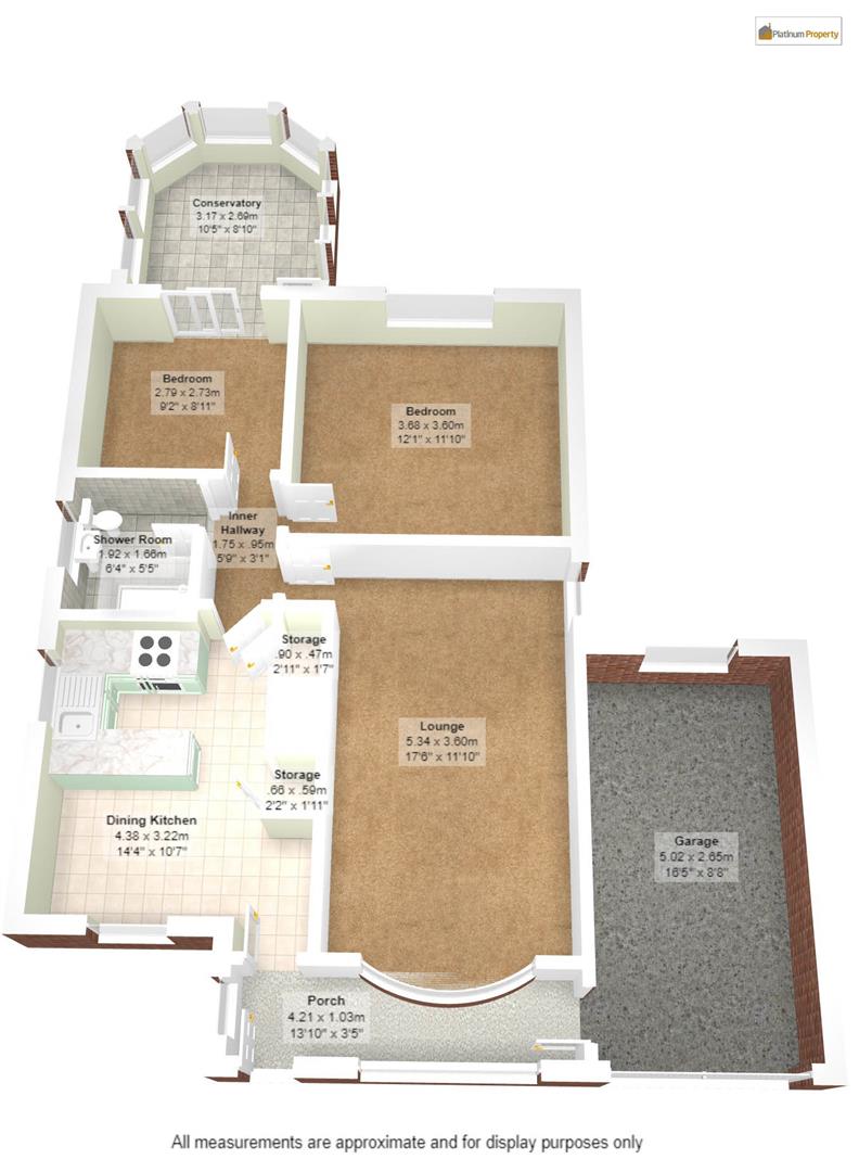 Woodside Drive, Meir Heath ST3, 2 bedroom detached bungalow for sale