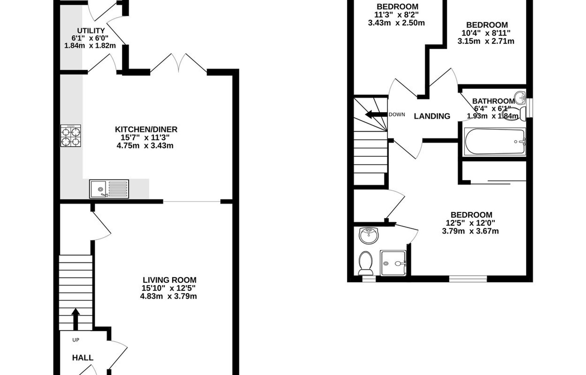 12 Kings Wall Drive, Newport floorplan
