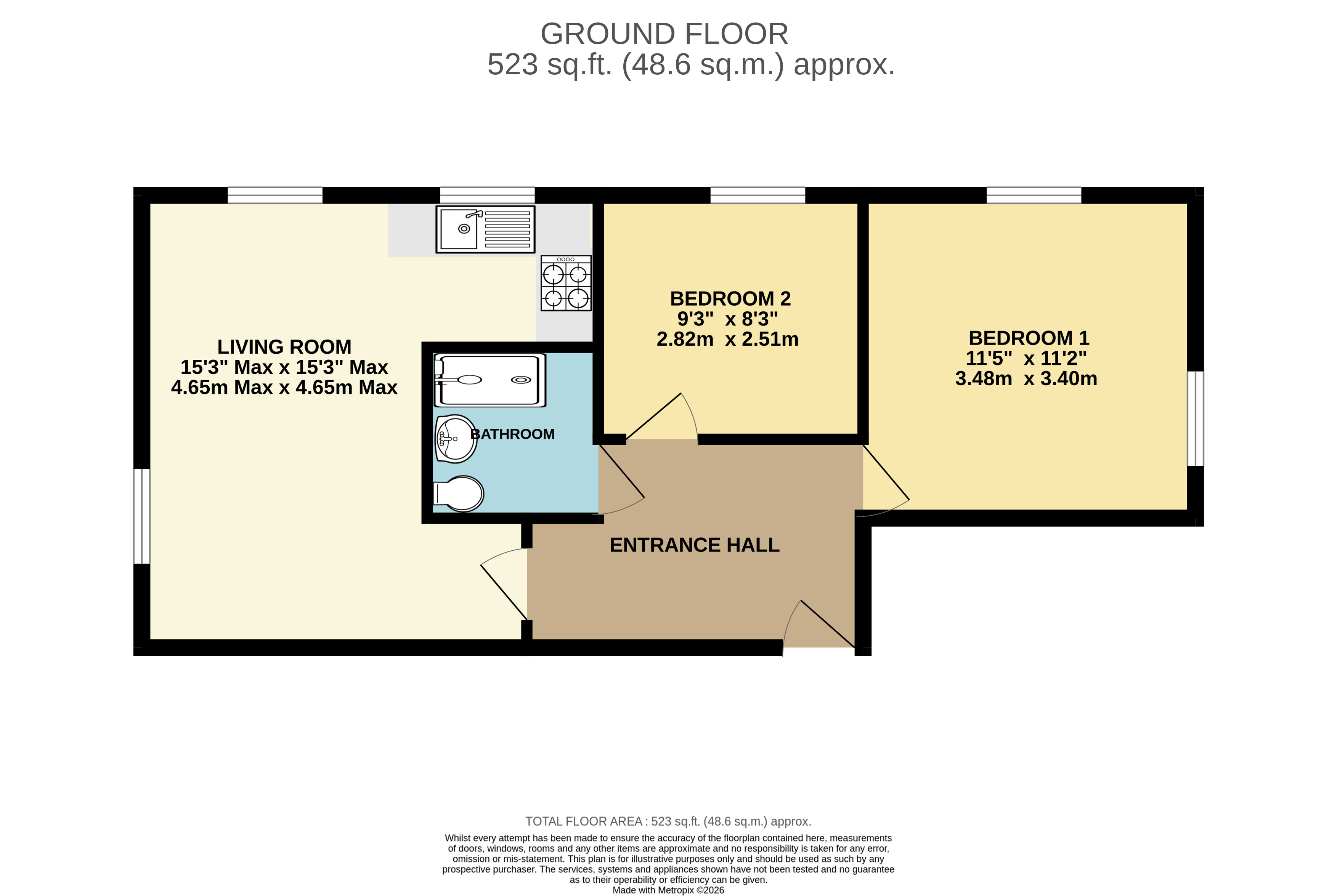 2 Charlotte Court, Wheaton Avenue, Leeds floorplan