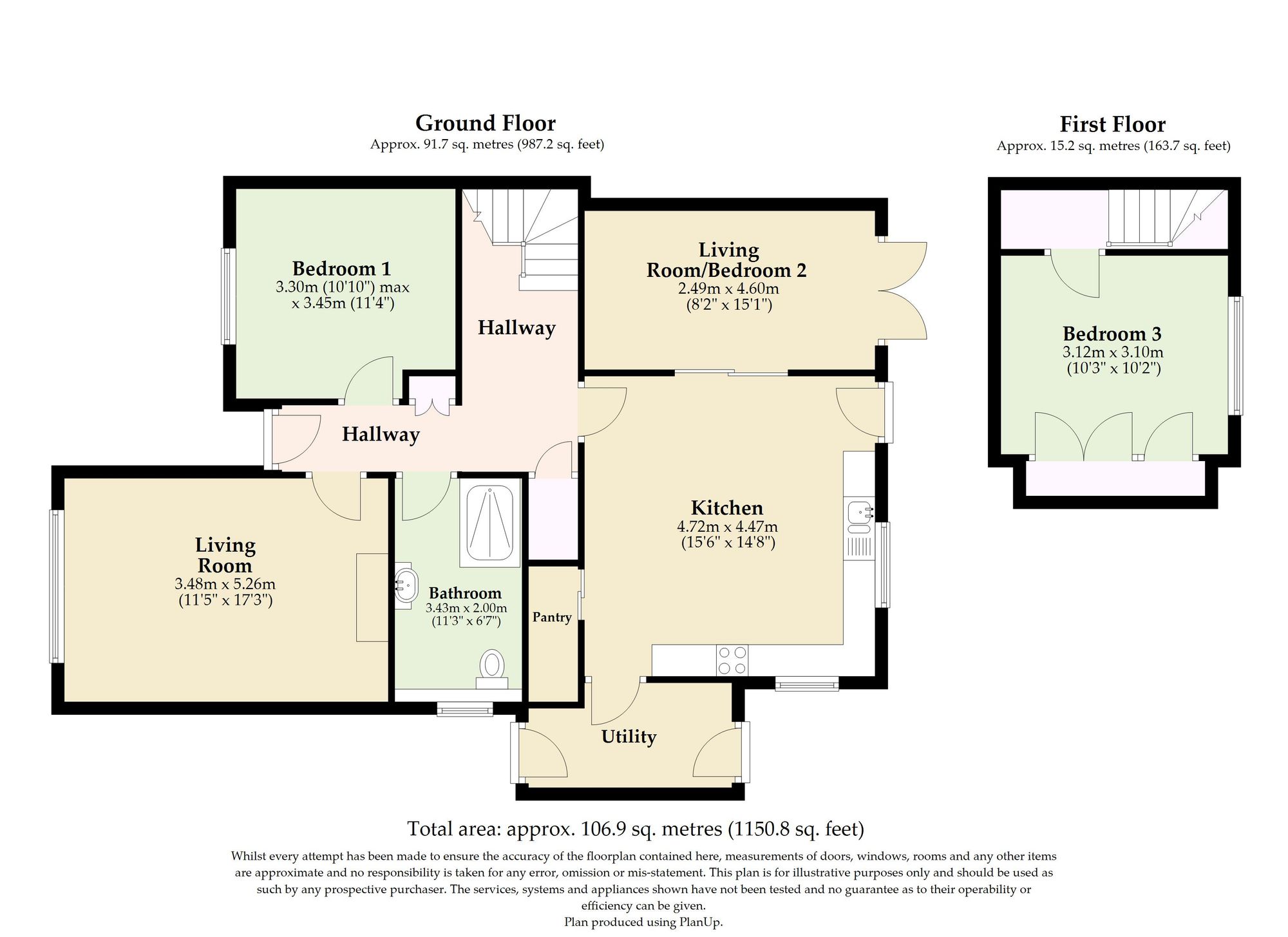 13 Brandon Road, Bury St. Edmunds floorplan