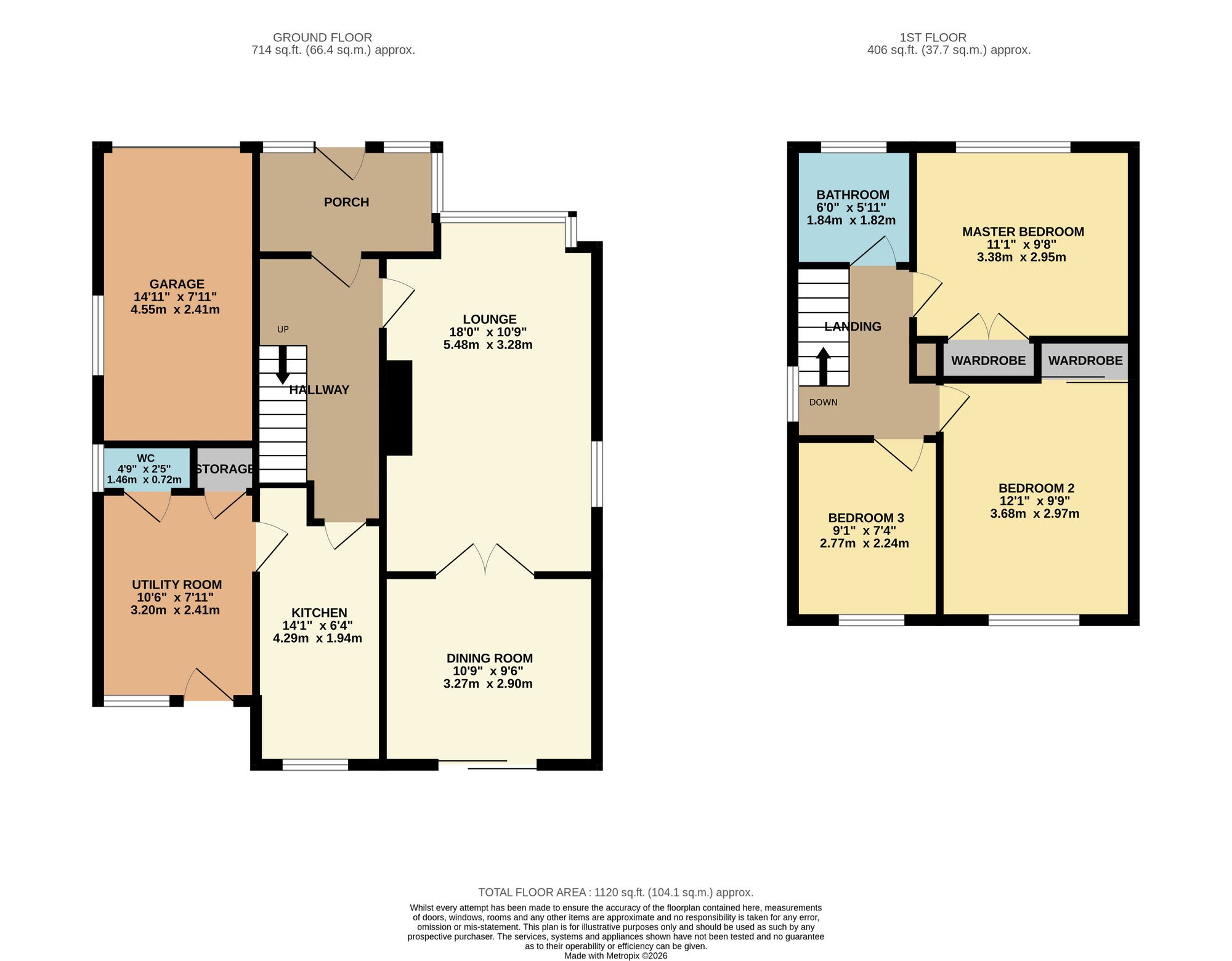 28 The Glade, Leicester floorplan