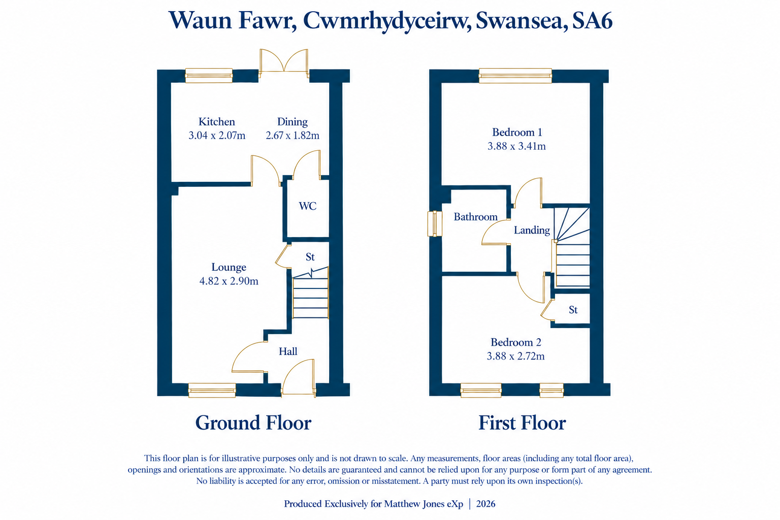 Waun Fawr, SWANSEA floorplan