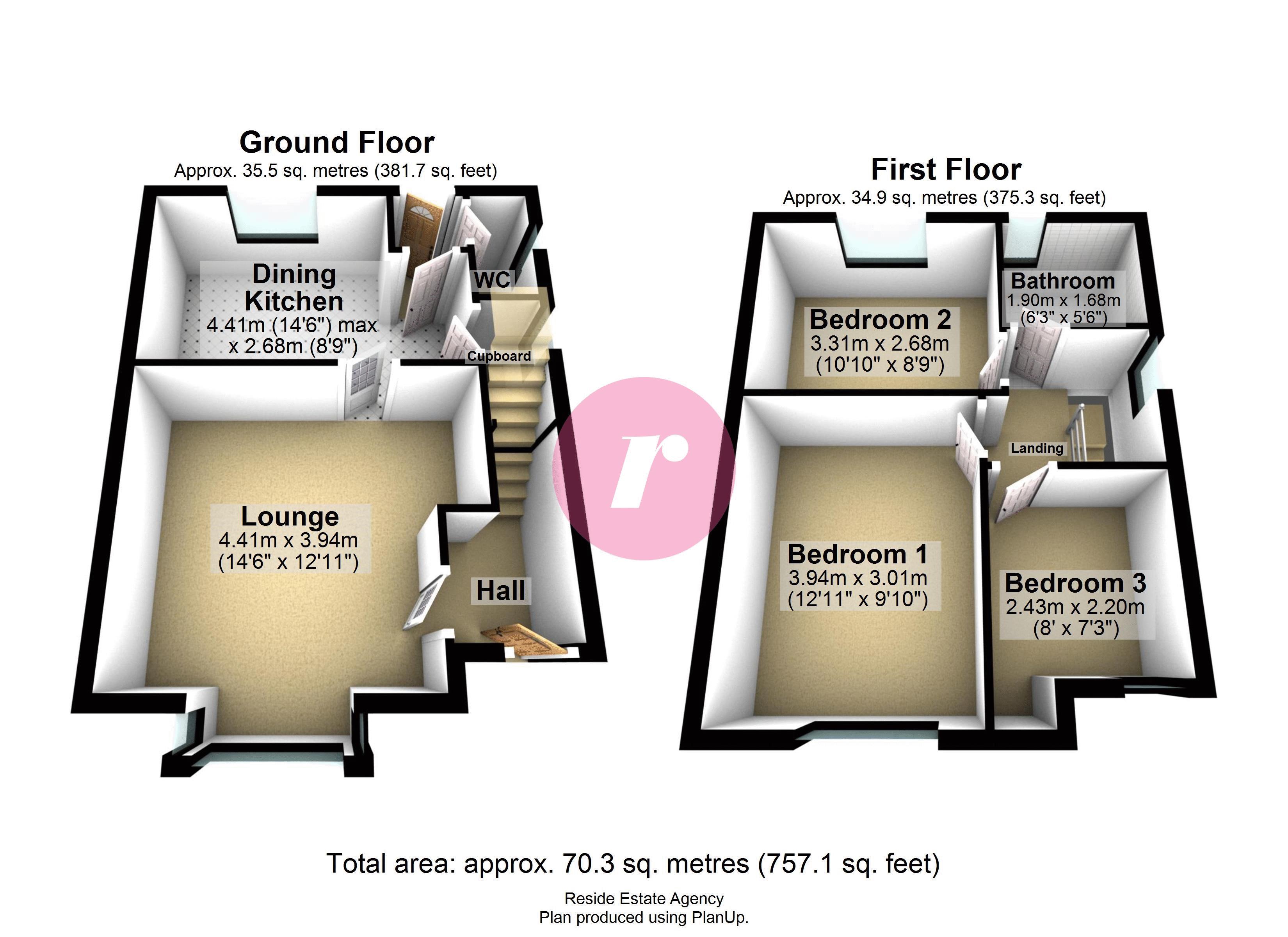 Albert Royds Street, Rochdale floorplan