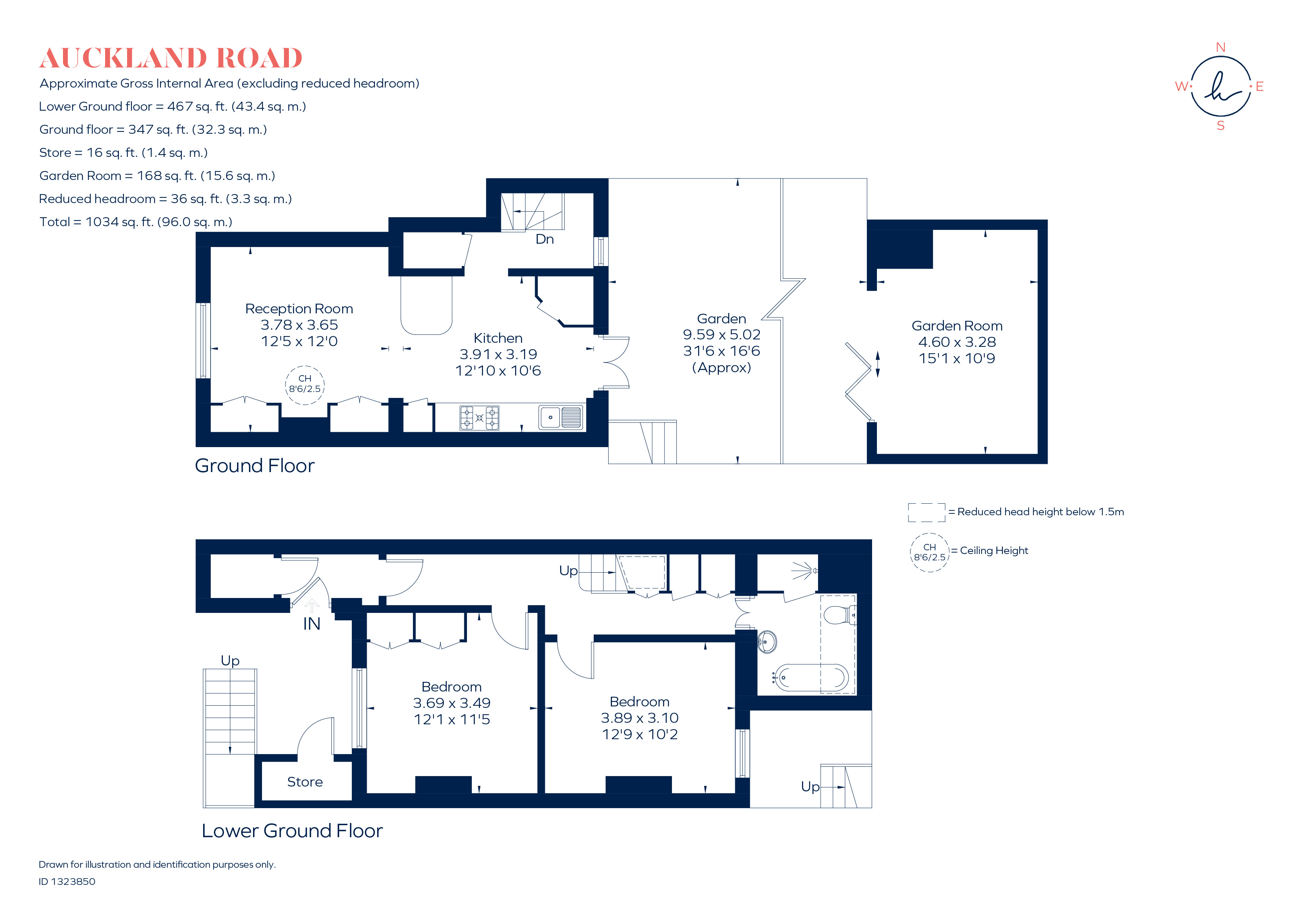 33A, Auckland Road, London floorplan