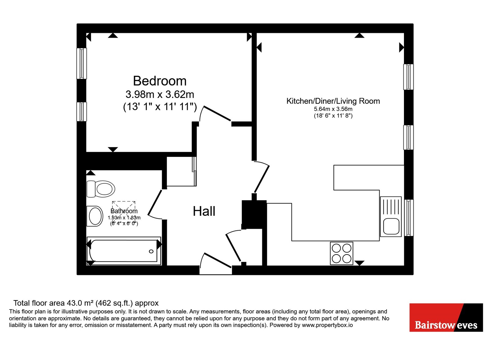 Connaught Road, Essex floorplan