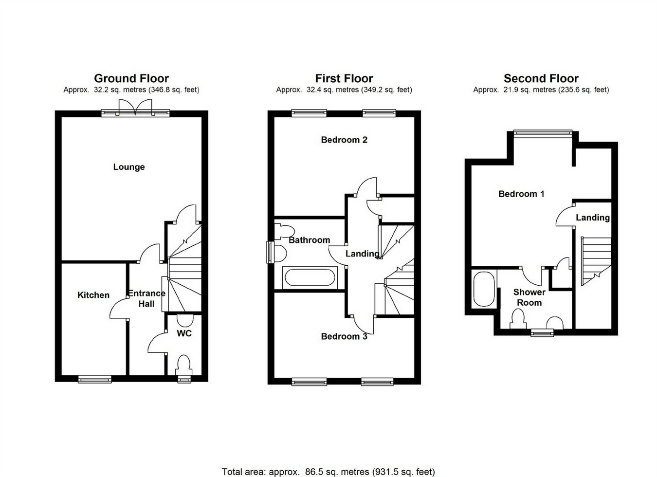 3 Bedrooms Terraced house for sale in The Orchards, Sawbridgeworth, Hertfordshire CM21