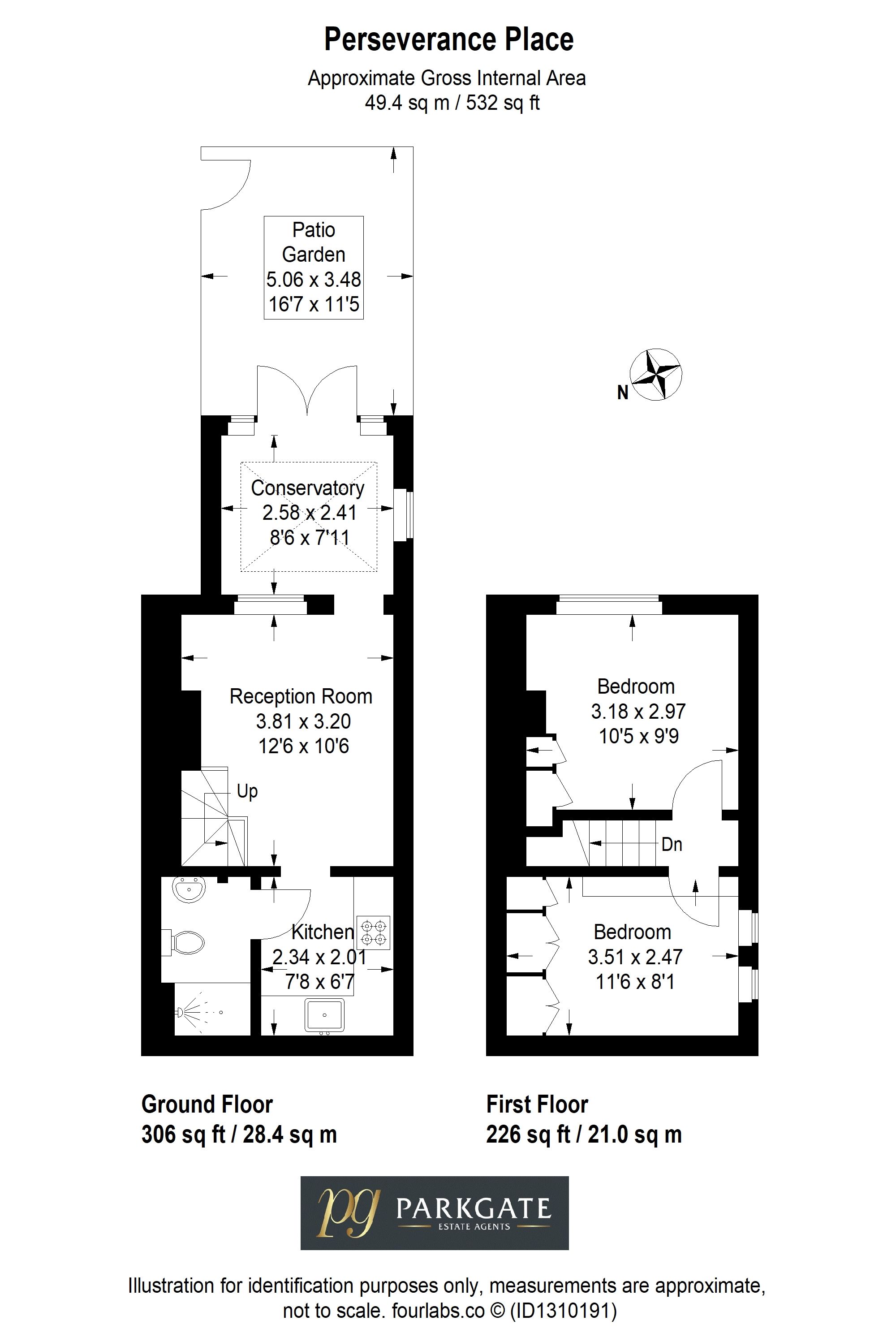 9 Perseverance Place Kew Road, Richmond floorplan