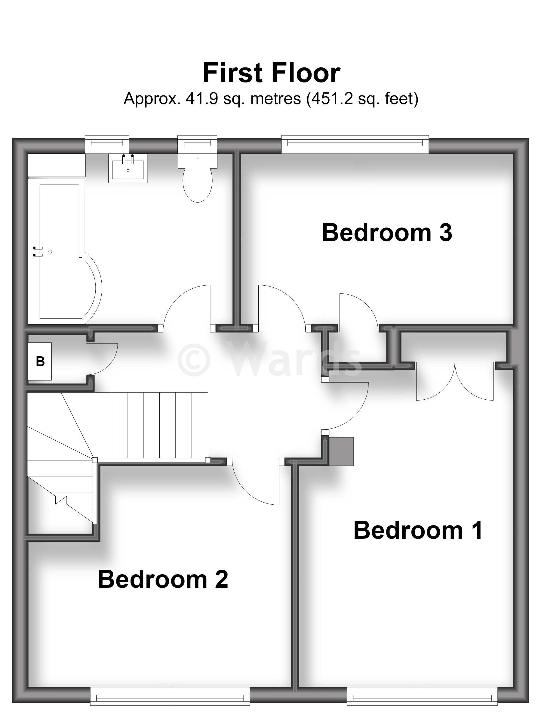13, St. George's Crescent, Dover floorplan