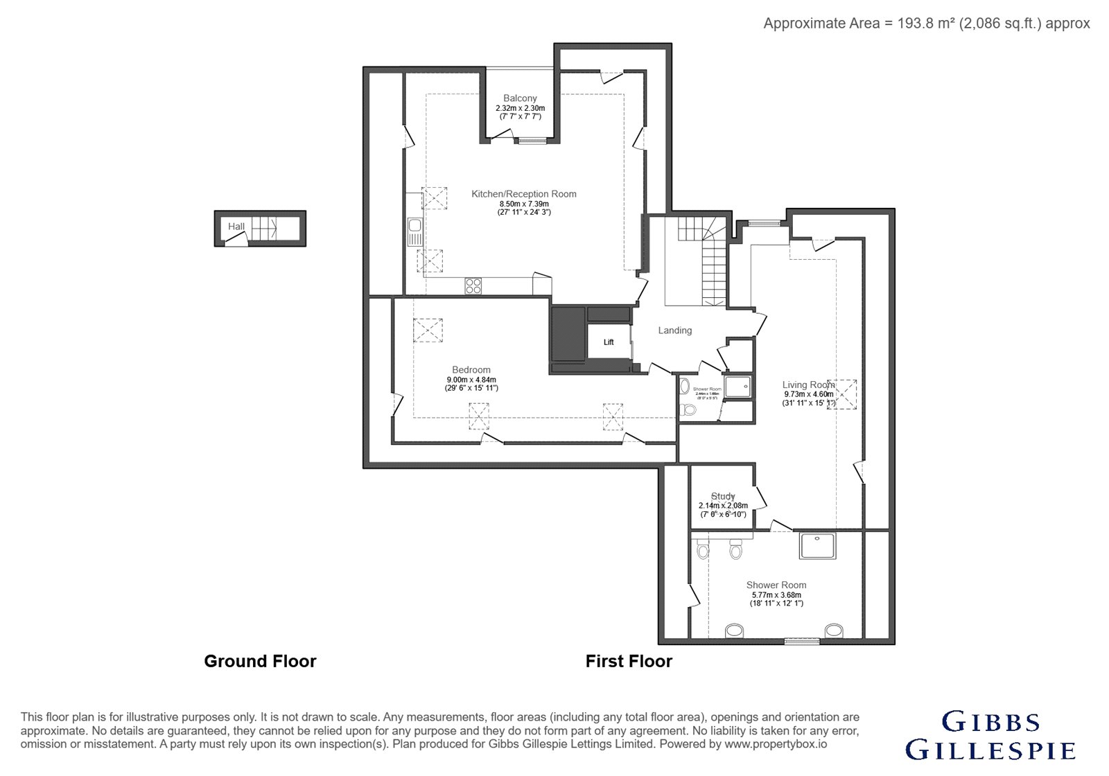 Flat 7 Century House, 226, Swakeleys Road, Uxbridge floorplan