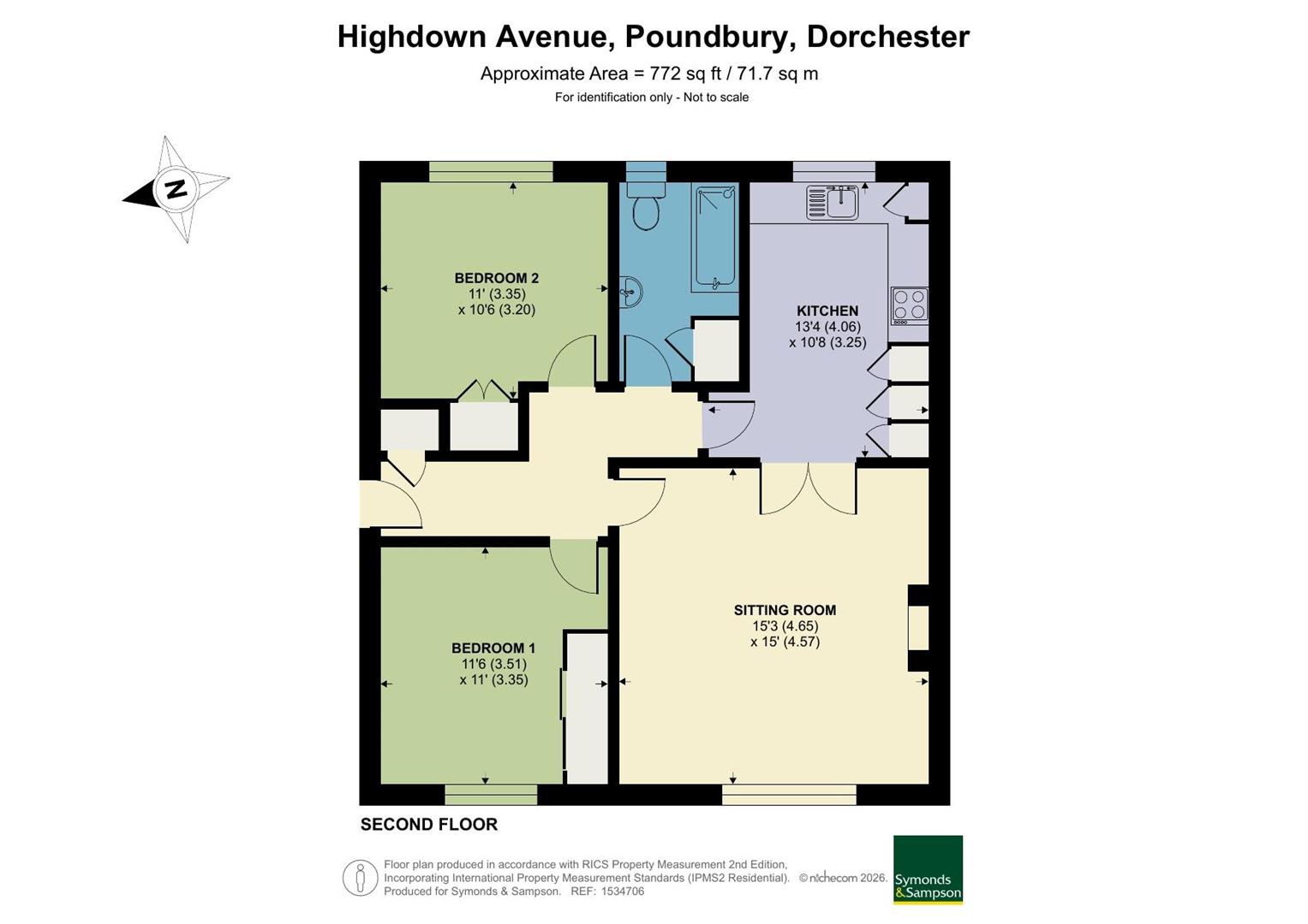 10 Highdown Avenue, Dorchester floorplan