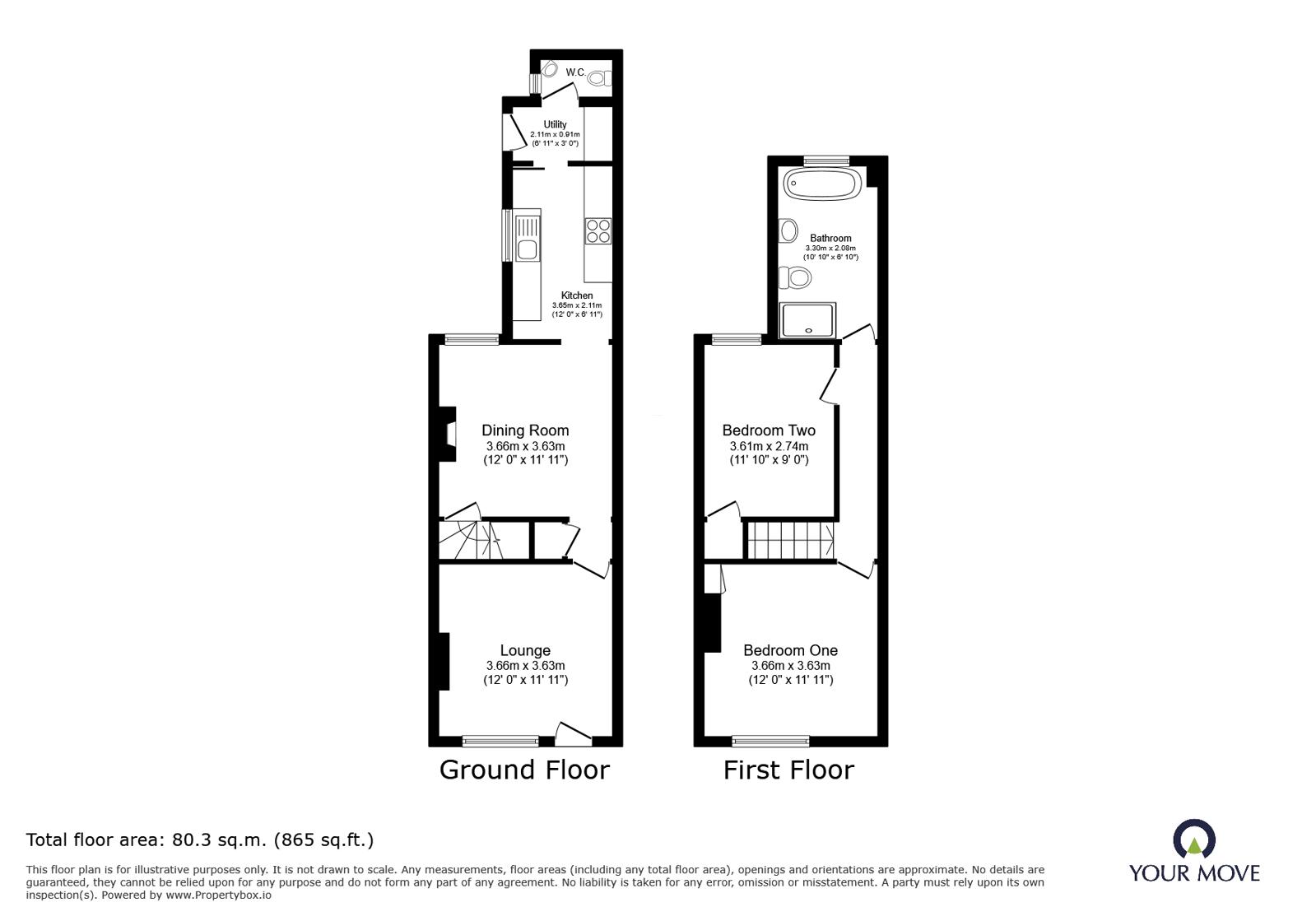 41, Swannington Road, Leicestershire floorplan