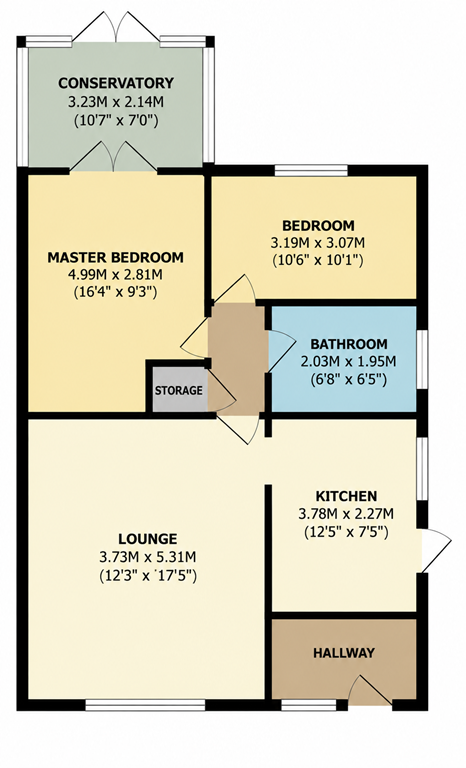 2, Marlbrook Mews Greater Manchester, Westhoughton floorplan