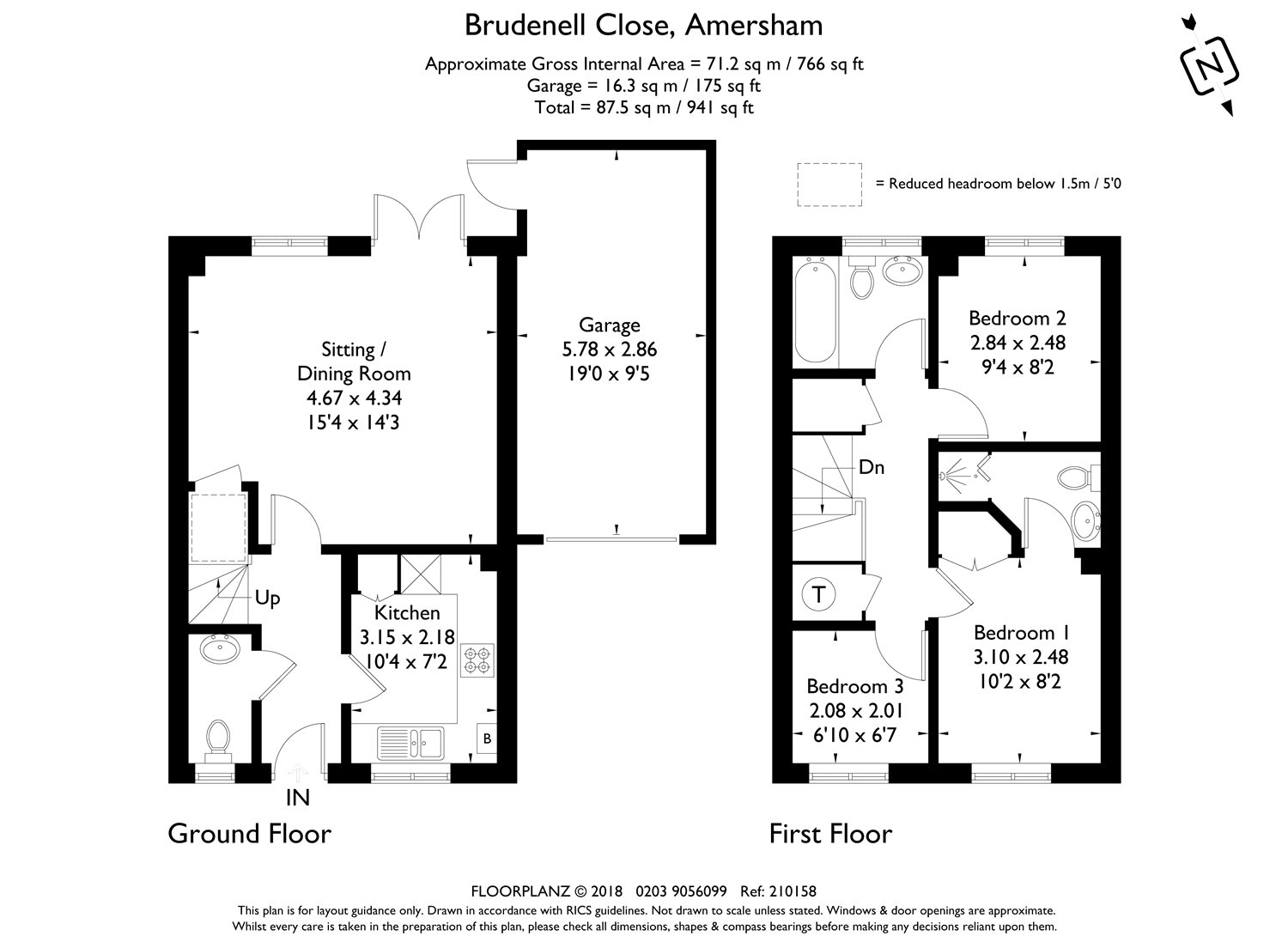 3 bed semidetached house for sale in Brudenell Close, Amersham