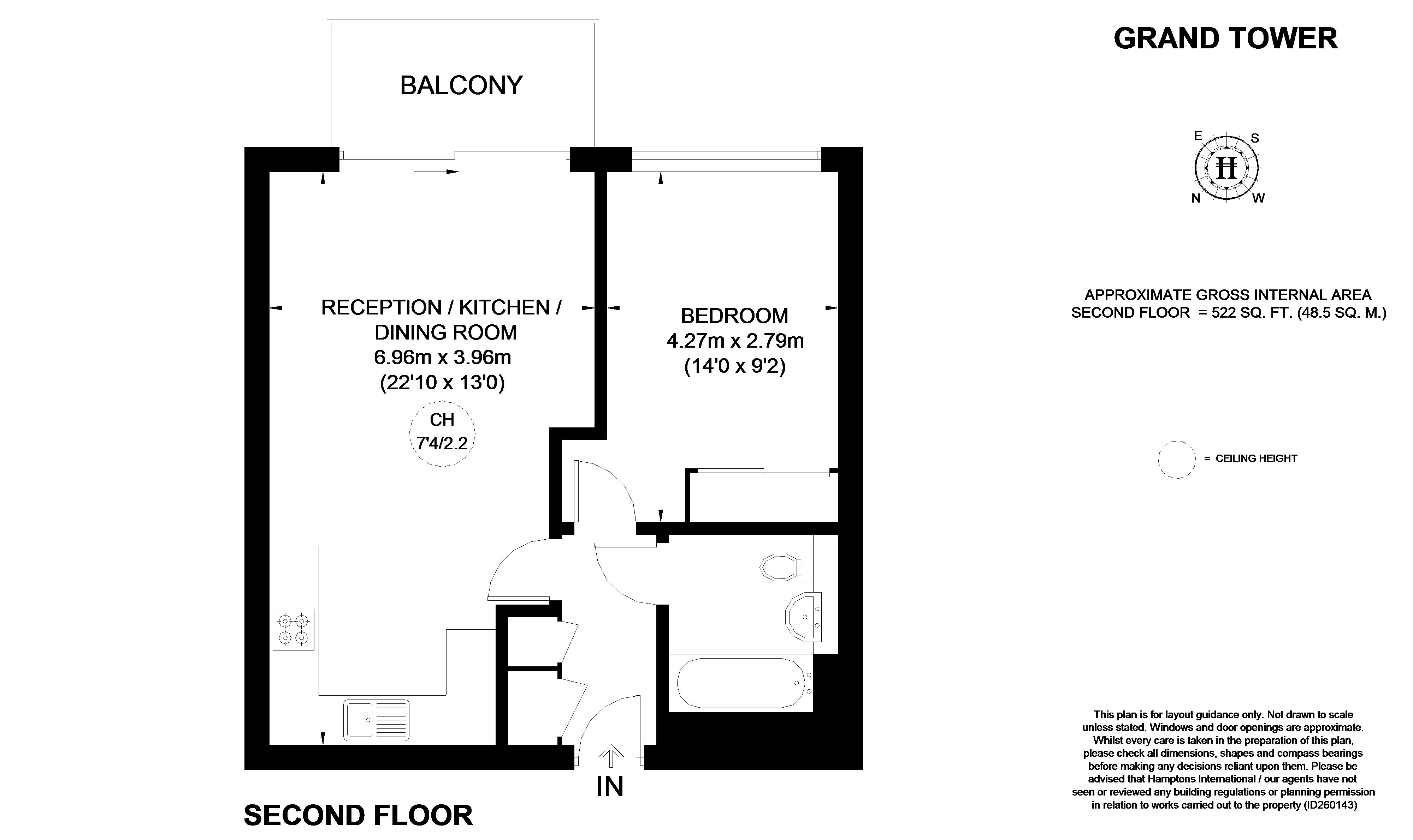 1 Bedrooms Flat to rent in Plaza Gardens, London SW15