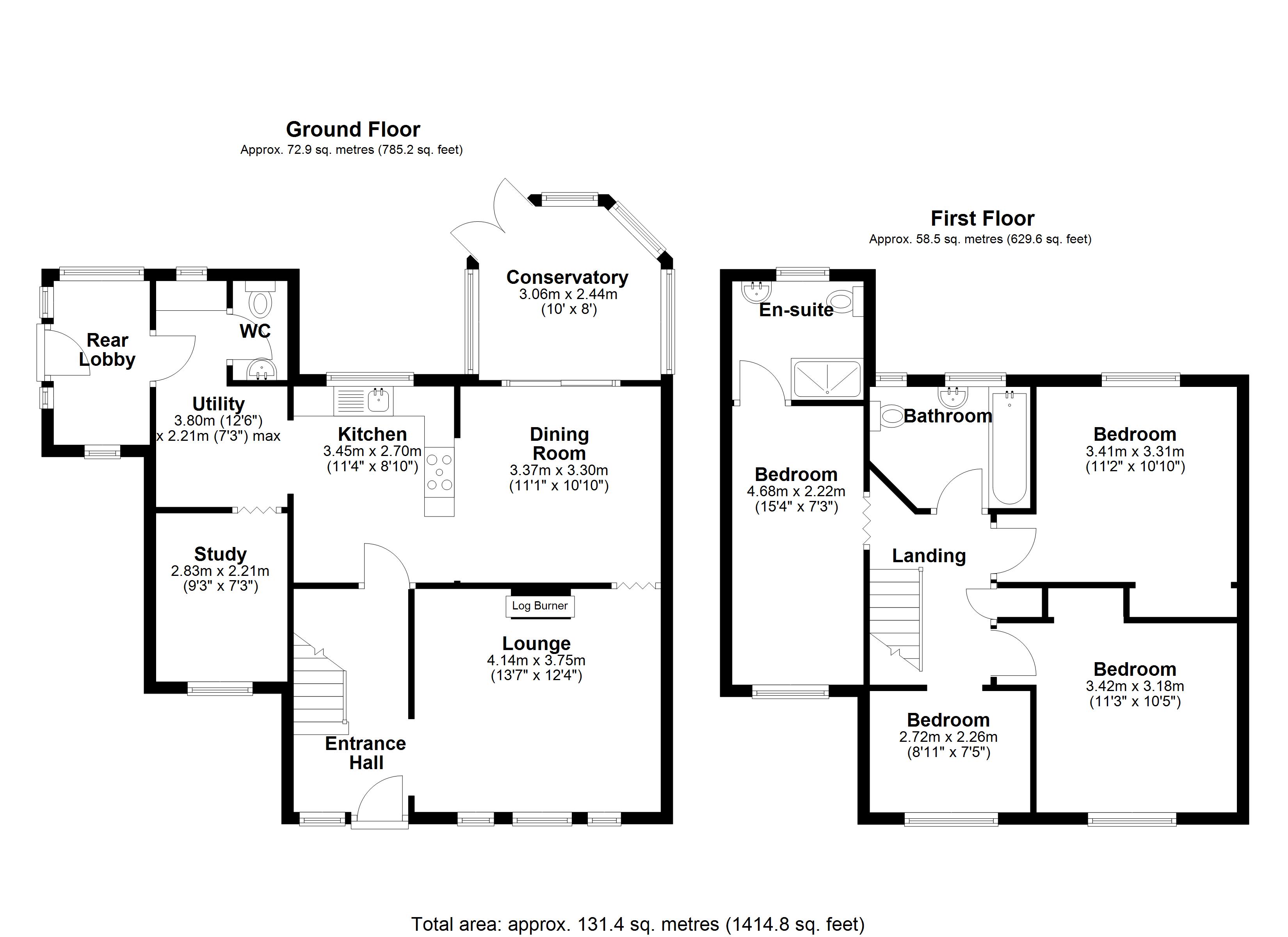 4, Childers Close, Ipswich floorplan