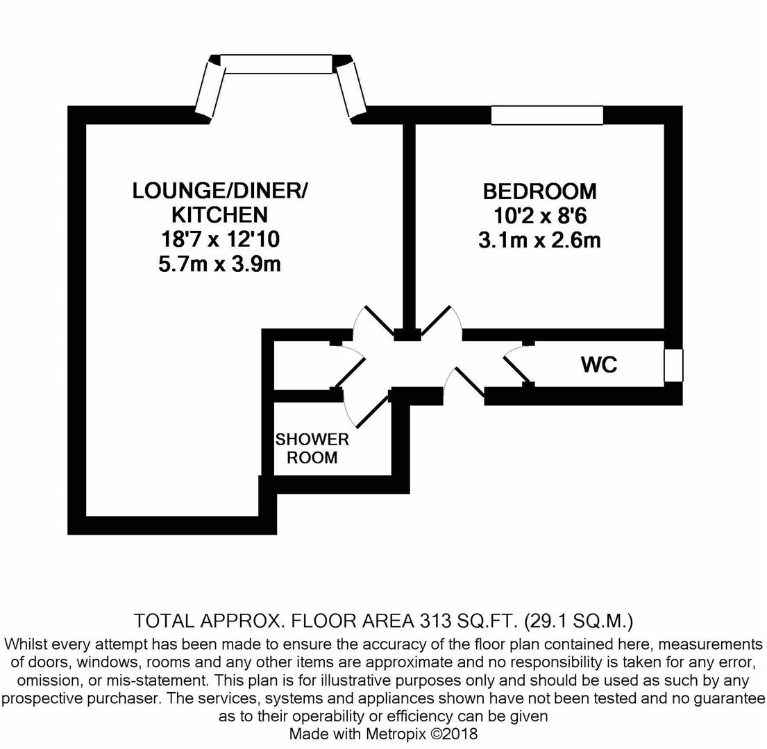 1 Bedrooms Flat for sale in Pevensey Road, St. Leonards-On-Sea TN38