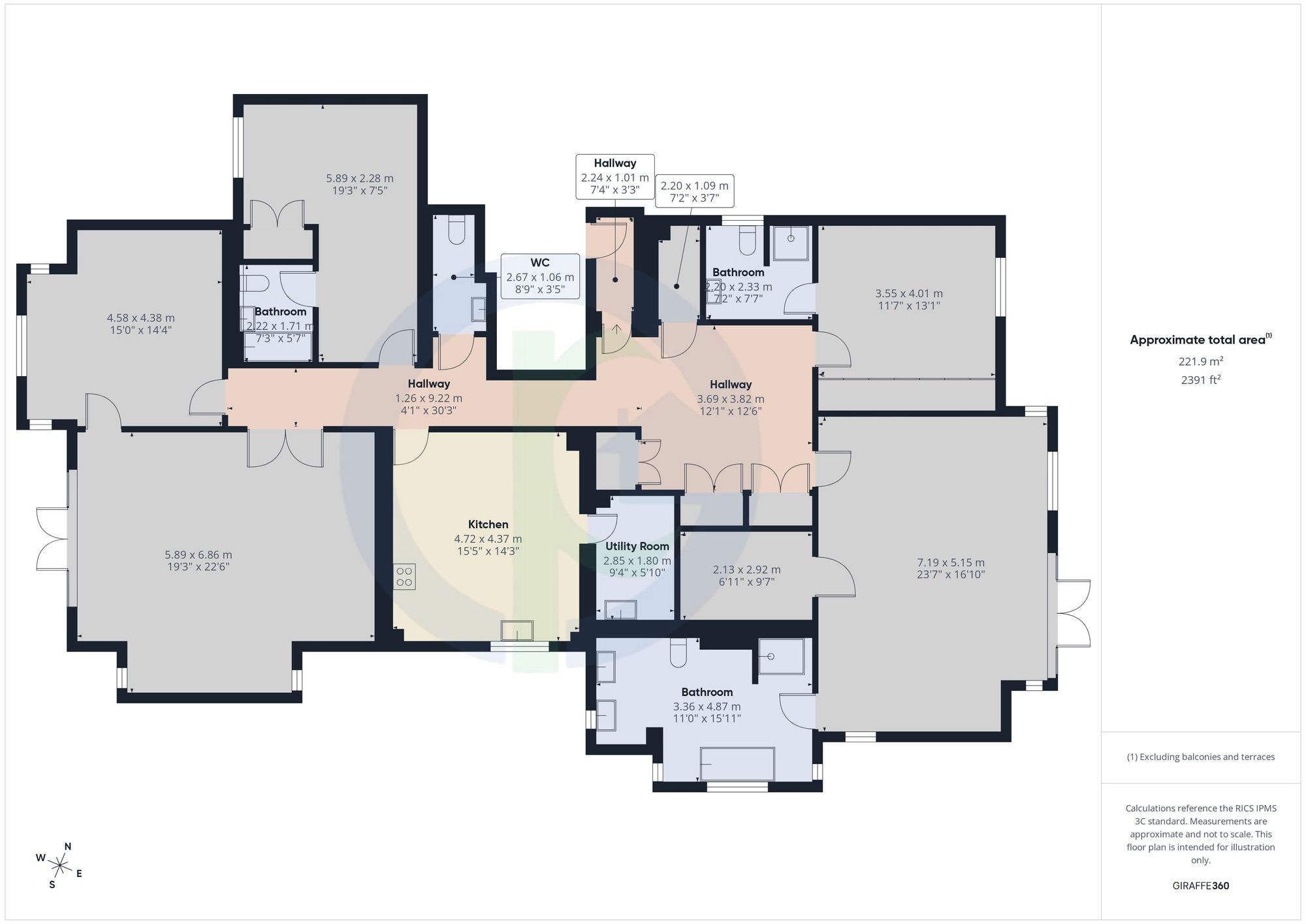 2 Kestrel Court Cherry Tree Way, Stanmore floorplan