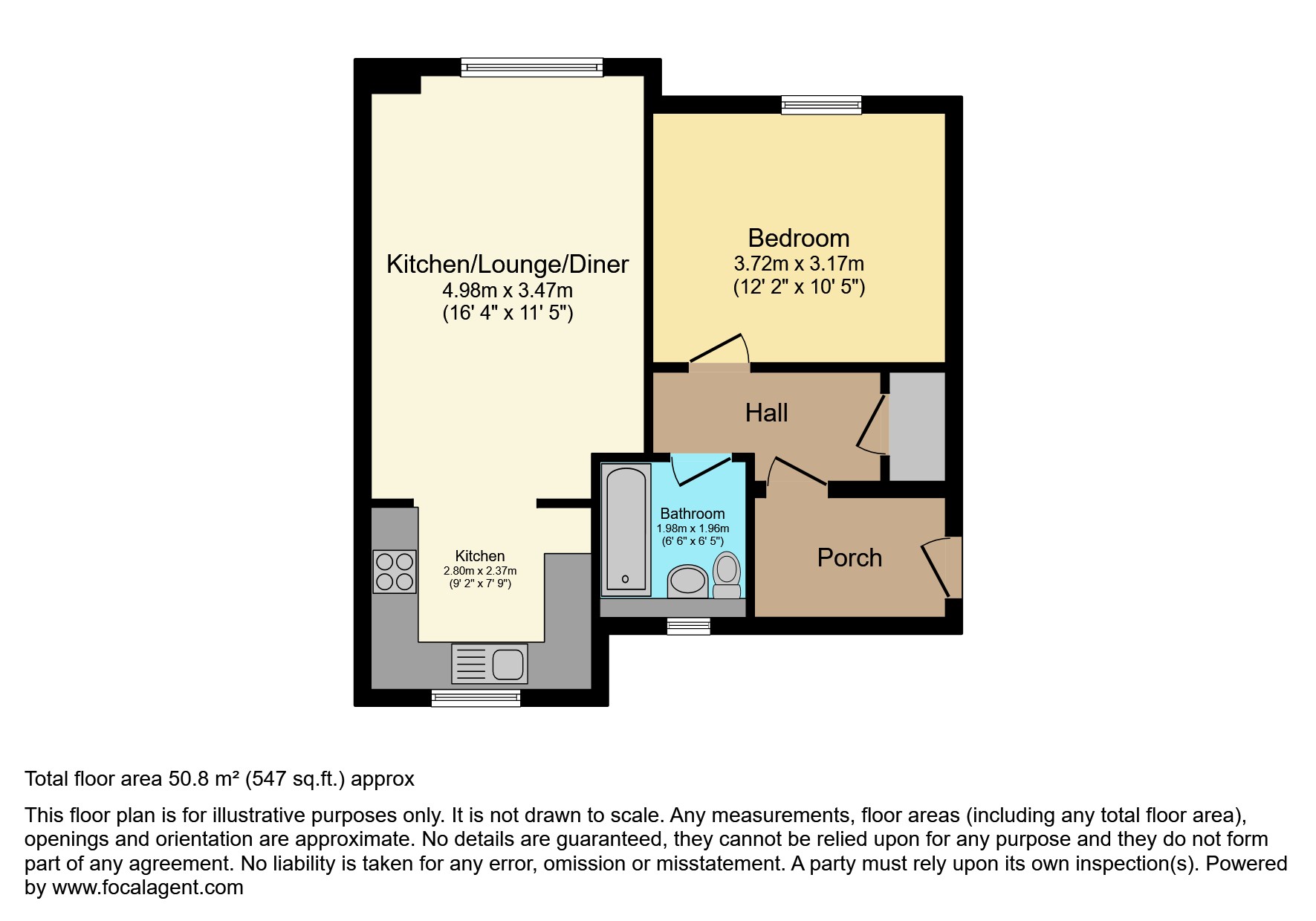 7, Elliot Way, Deal floorplan