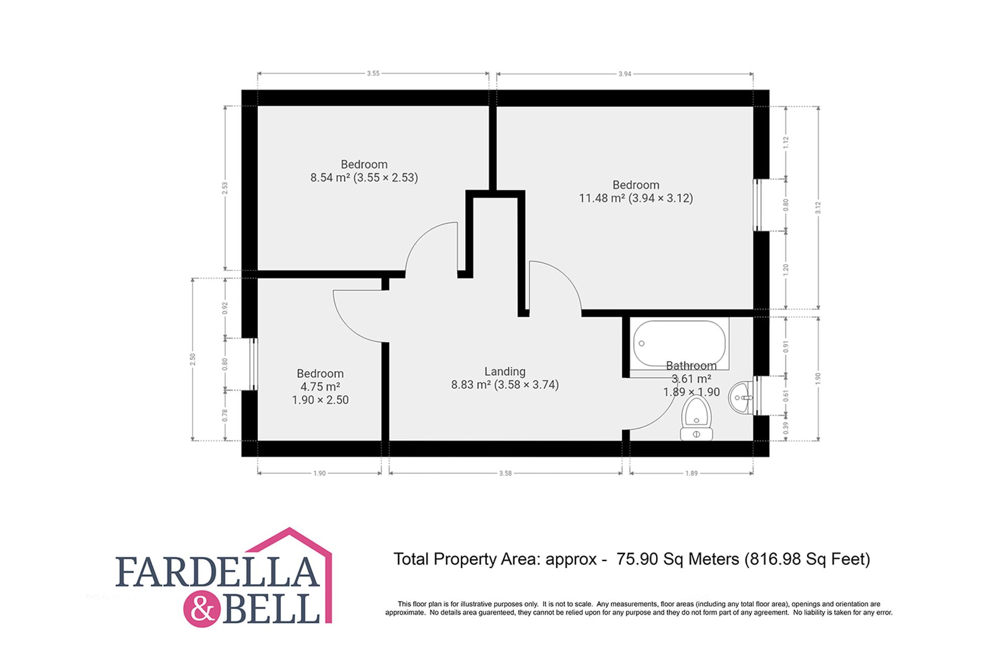 8 Lapwing Close, Burnley floorplan