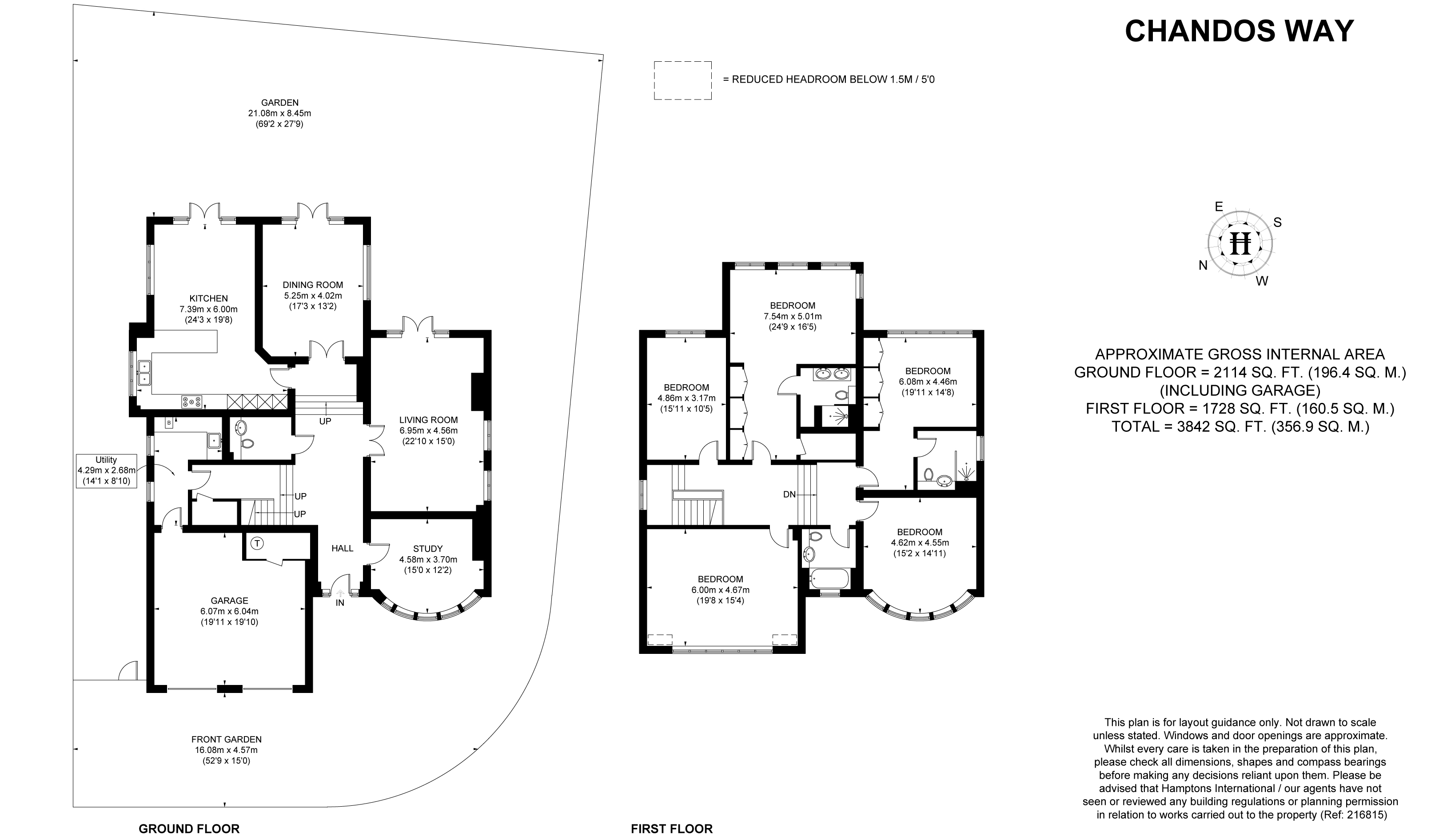 5 Bedrooms  to rent in Chandos Way, Wellgarth Road, London NW11