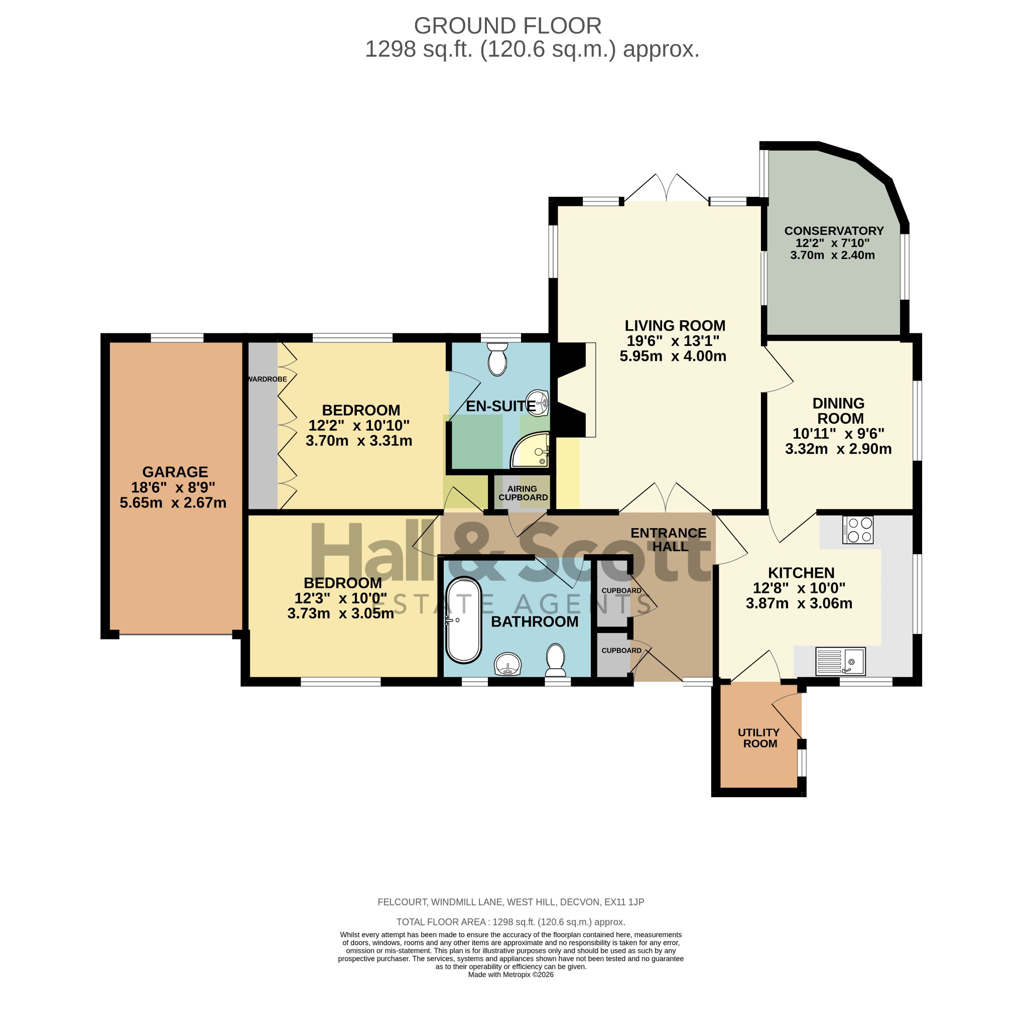Felcourt, Windmill Lane, Ottery Saint Mary floorplan