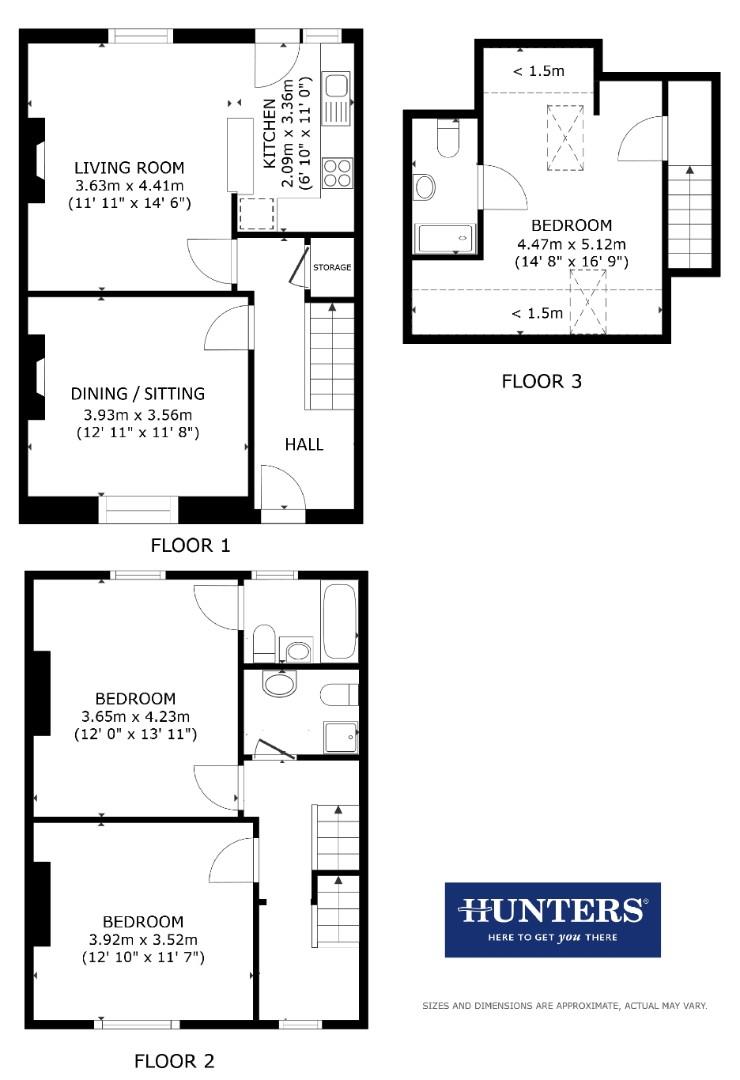 2, Pendle View, Skipton floorplan