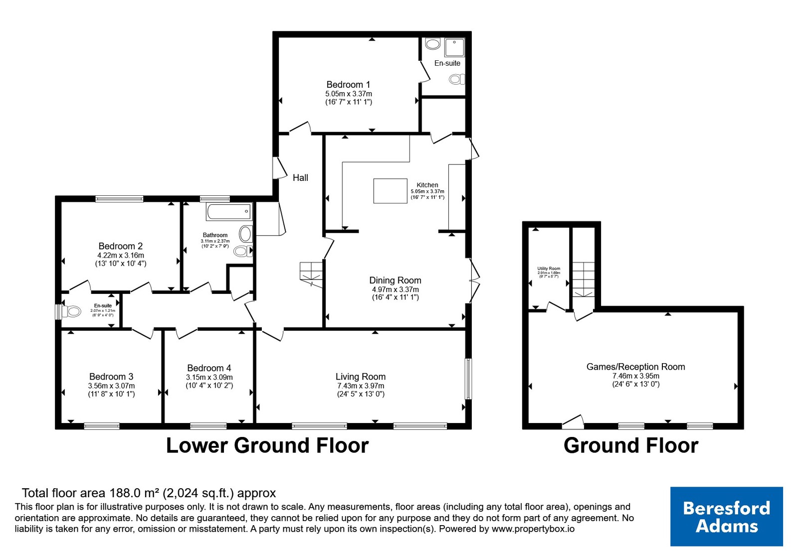 Pine Lodge,, Brandy, Wrexham floorplan