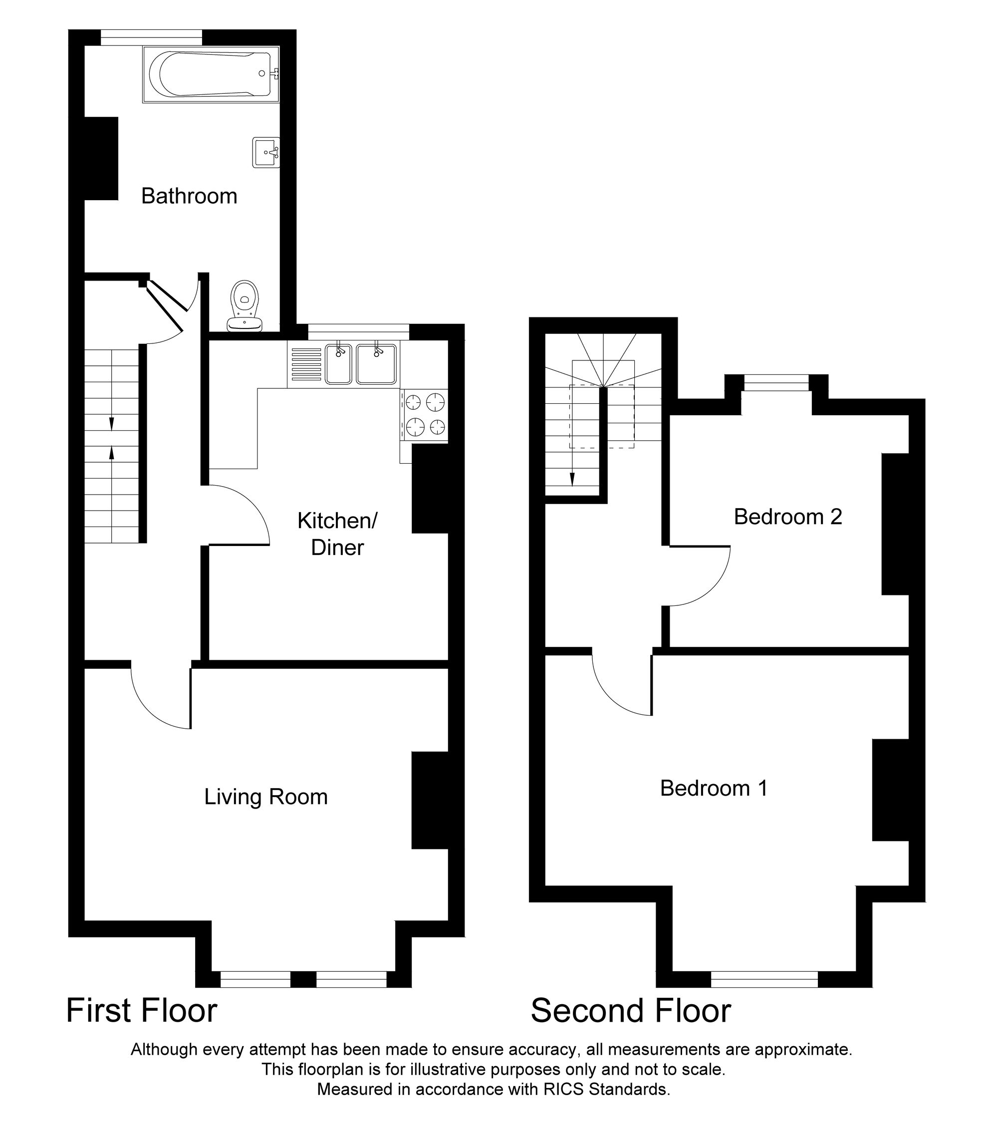 Radnor Park Road, Folkestone, CT19 floorplan