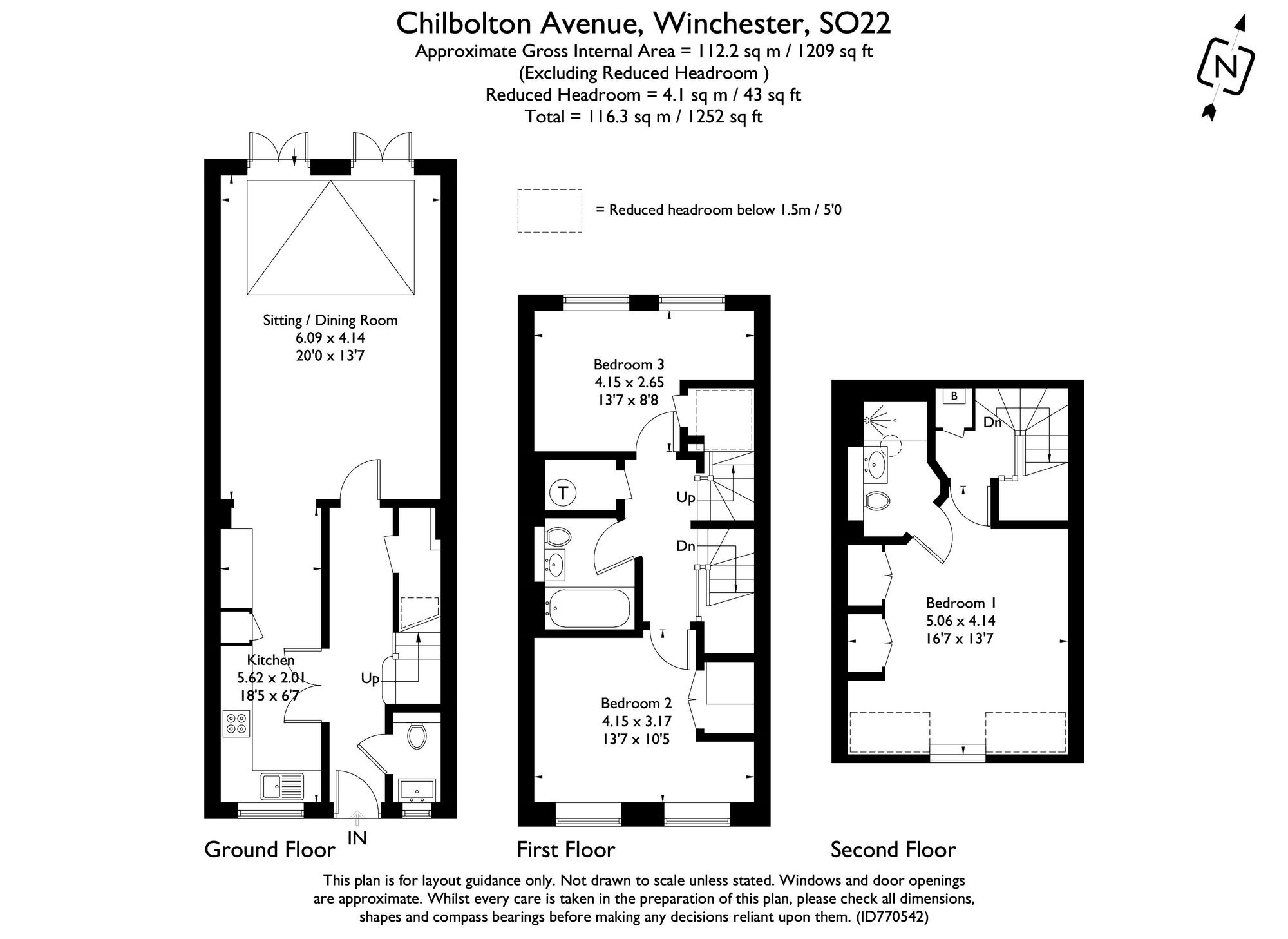 3 Pipers Gardens Chilbolton Avenue, Winchester floorplan