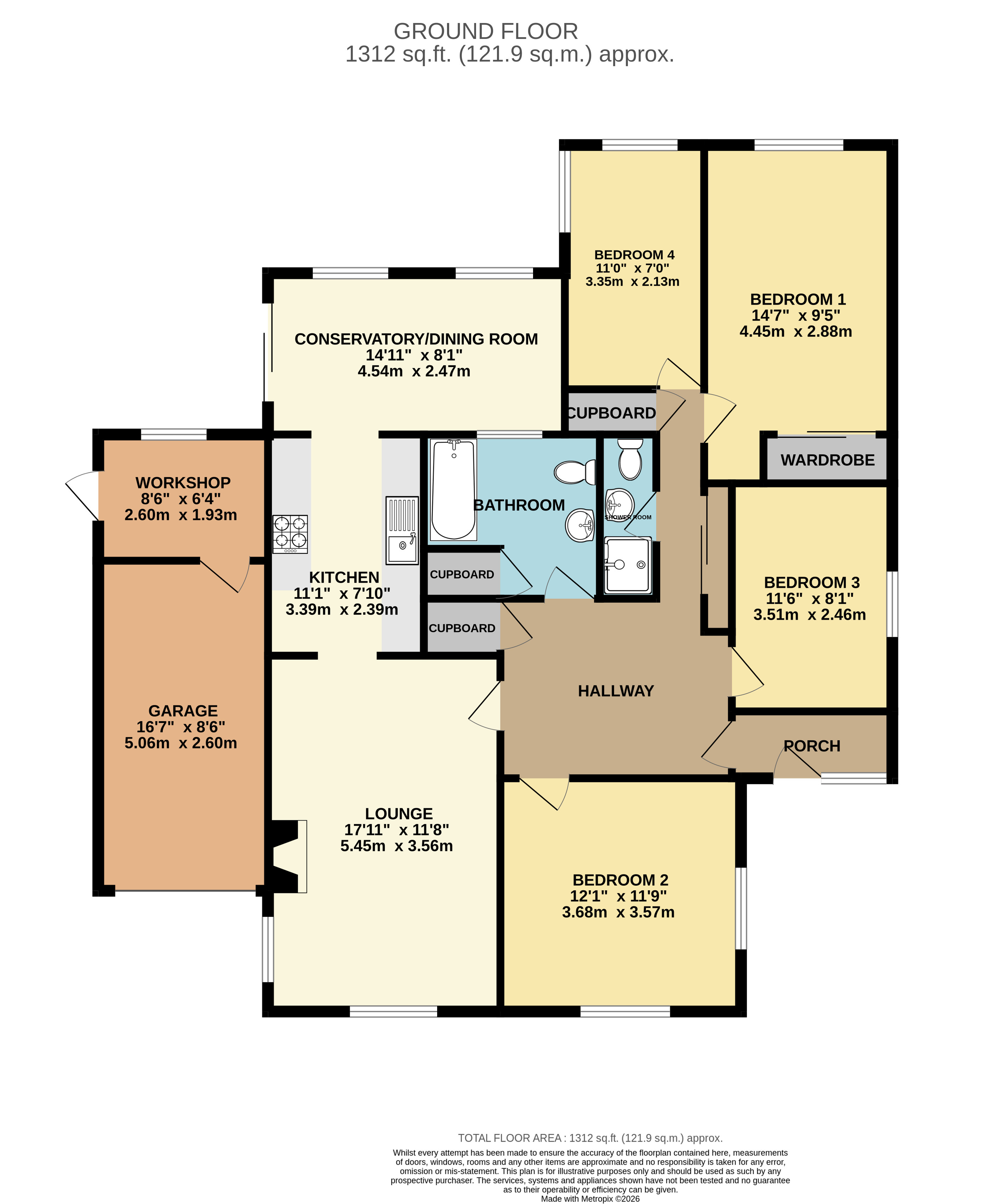 9, Davids Hill, Braunton floorplan
