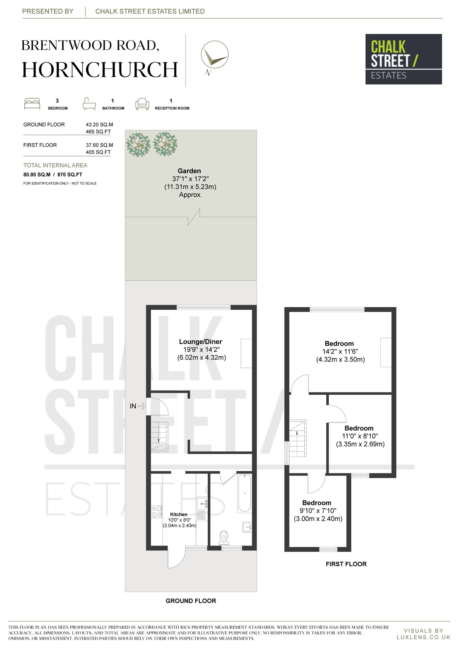 120, Brentwood Road, Romford floorplan