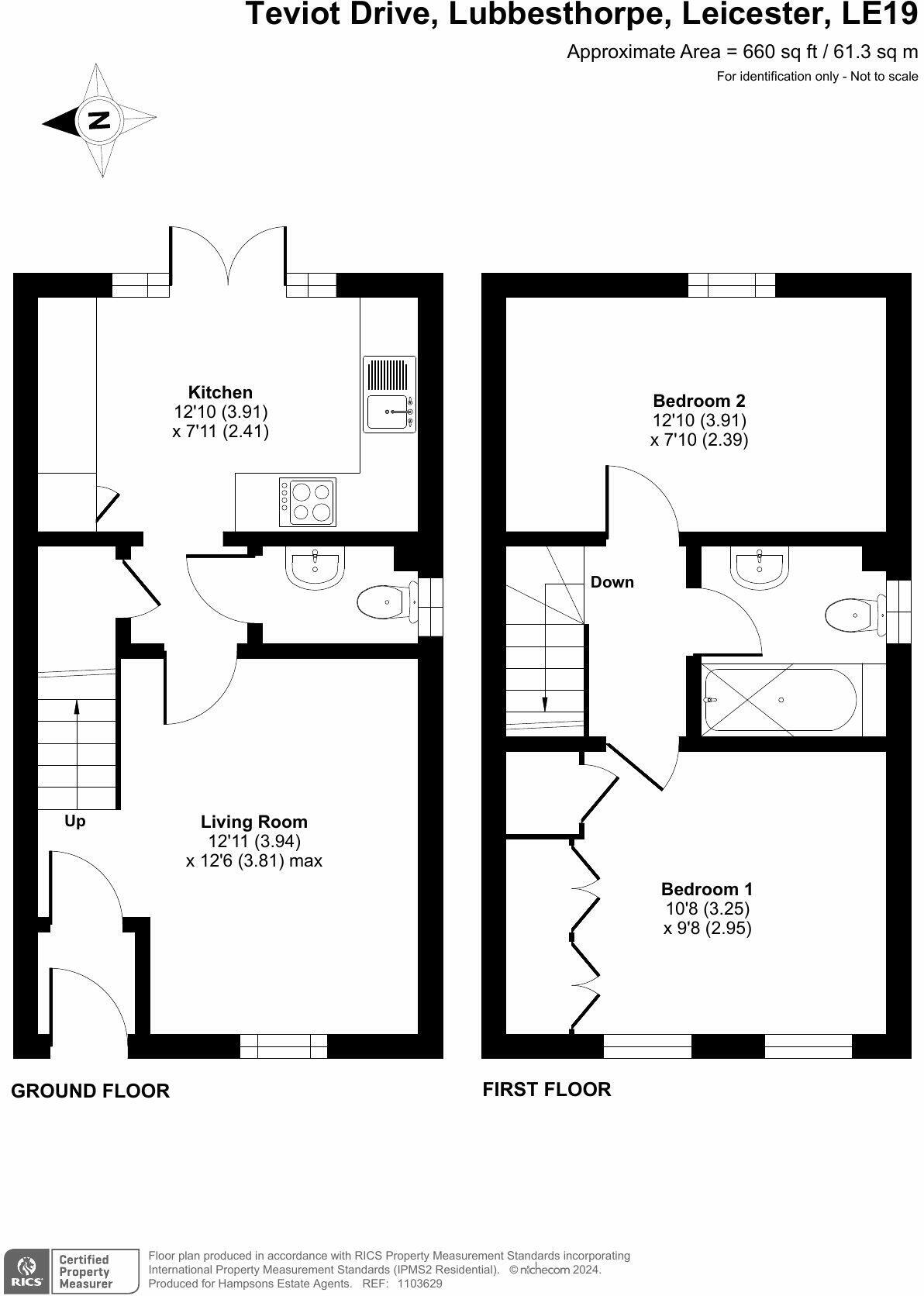 5, Leicester floorplan