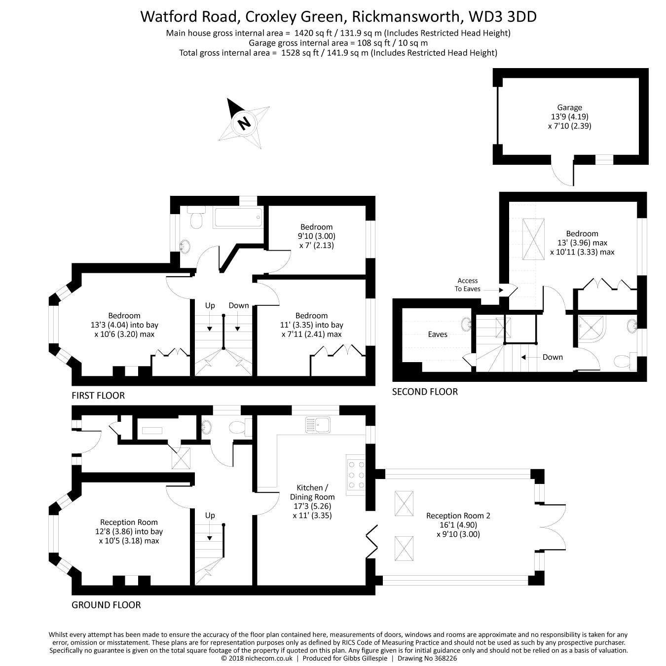 4 Bedrooms Semi-detached house for sale in Watford Road, Croxley Green, Rickmansworth, Hertfordshire WD3