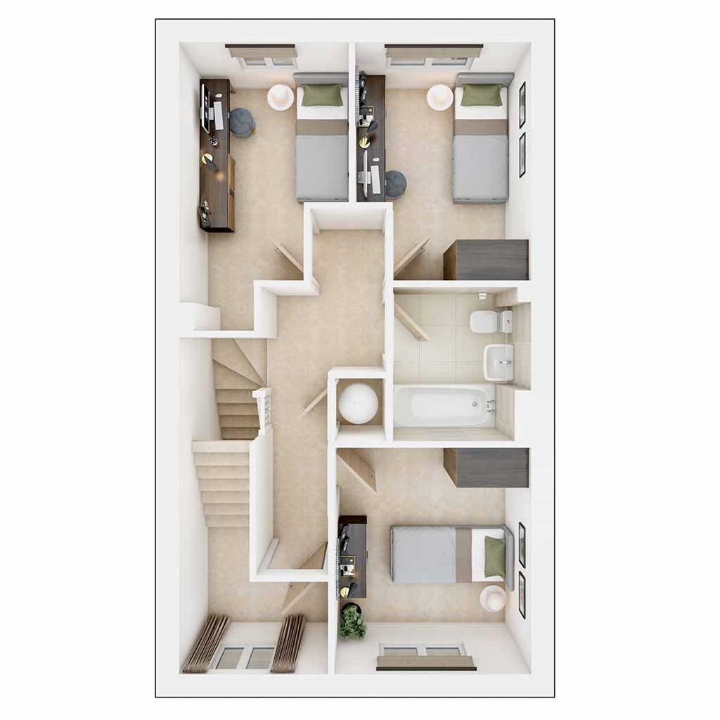 The Elliston - Plot 213, Parc Llandaf, Llantrisant Road, Llandaff floorplan