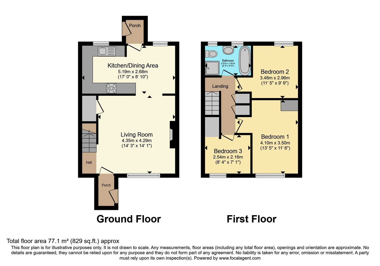 11,, Portherras Villas, Cornwall floorplan