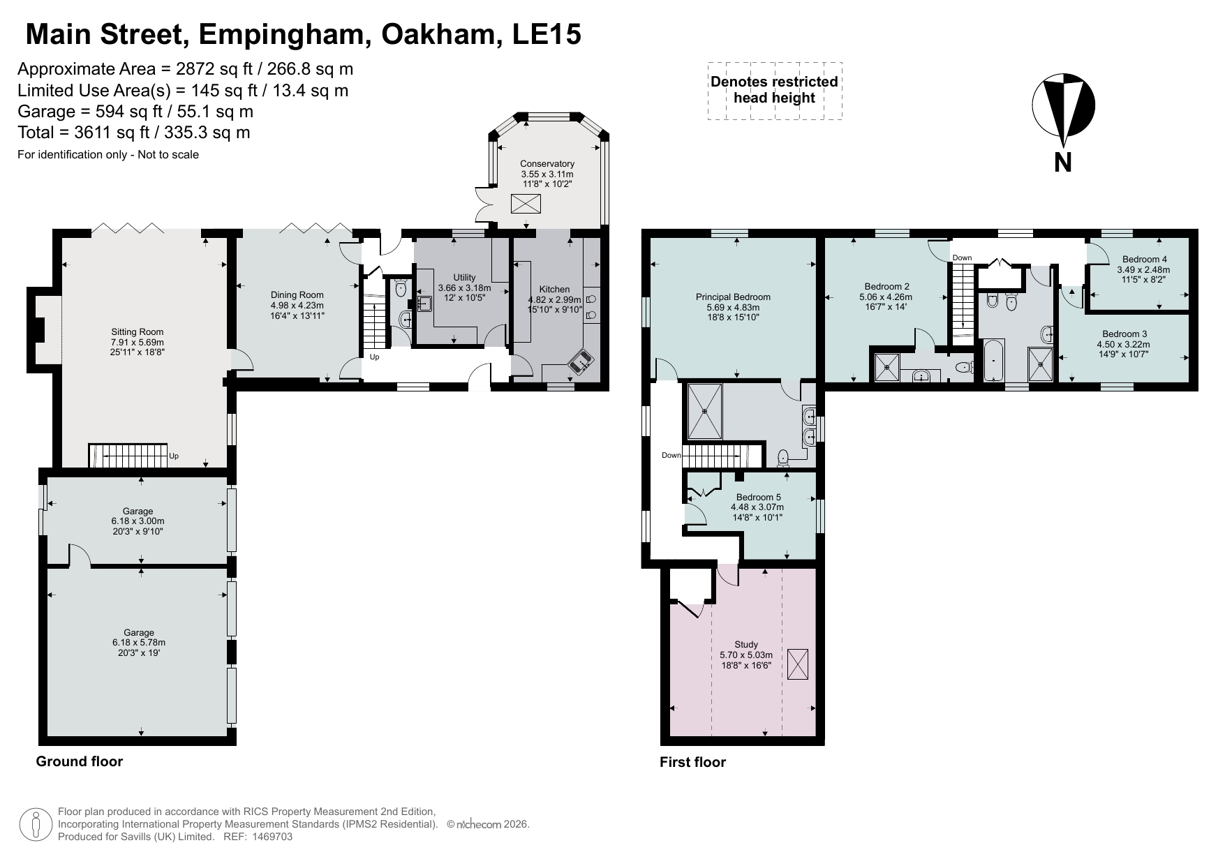 Autumn Cottage, 3B, Main Street, Oakham floorplan
