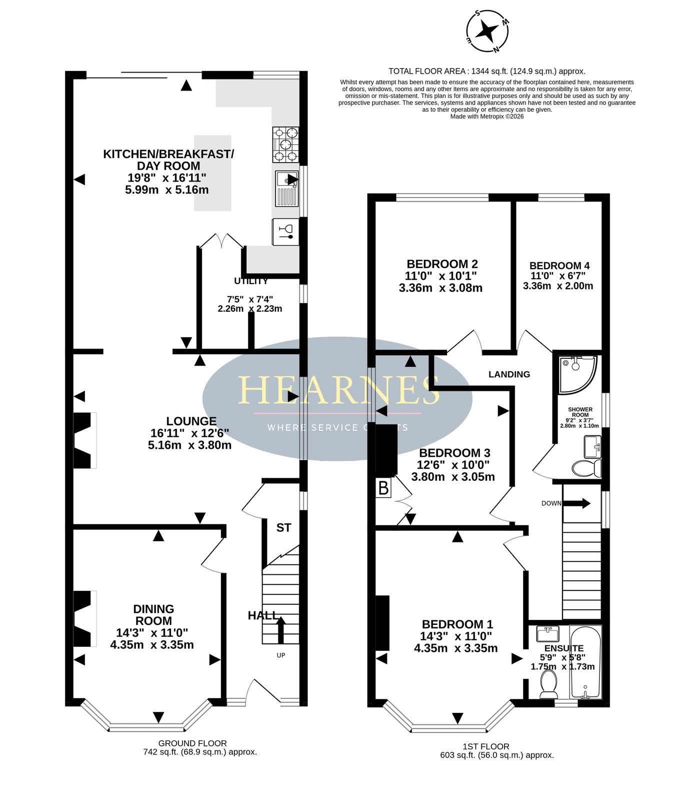 443, Wimborne Road, Poole floorplan