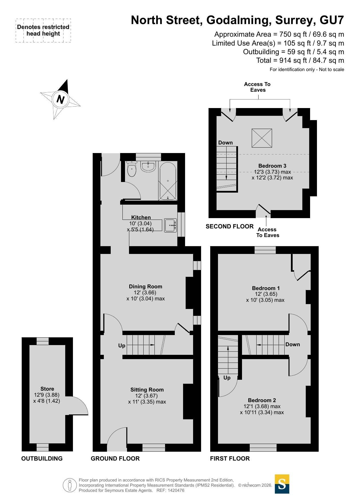 2, North Street, Surrey floorplan