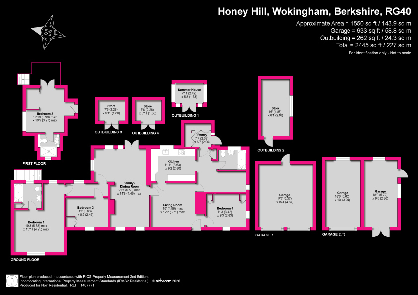 Long Thatch,, Honey Hill, Berkshire floorplan
